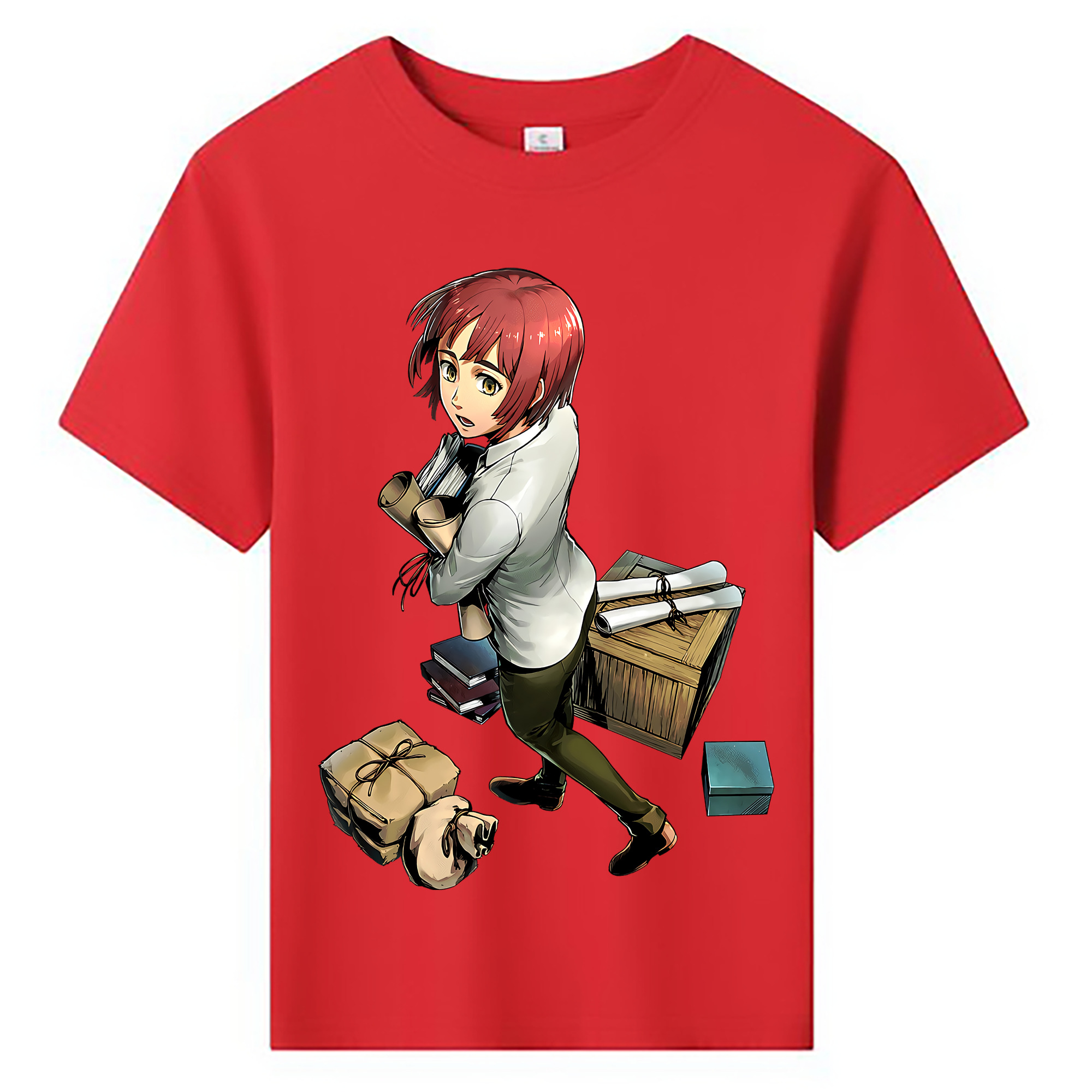 （画像用） 進撃の巨人 Attack on Titan 綿100％キッズTシャツ（フロントプリント）