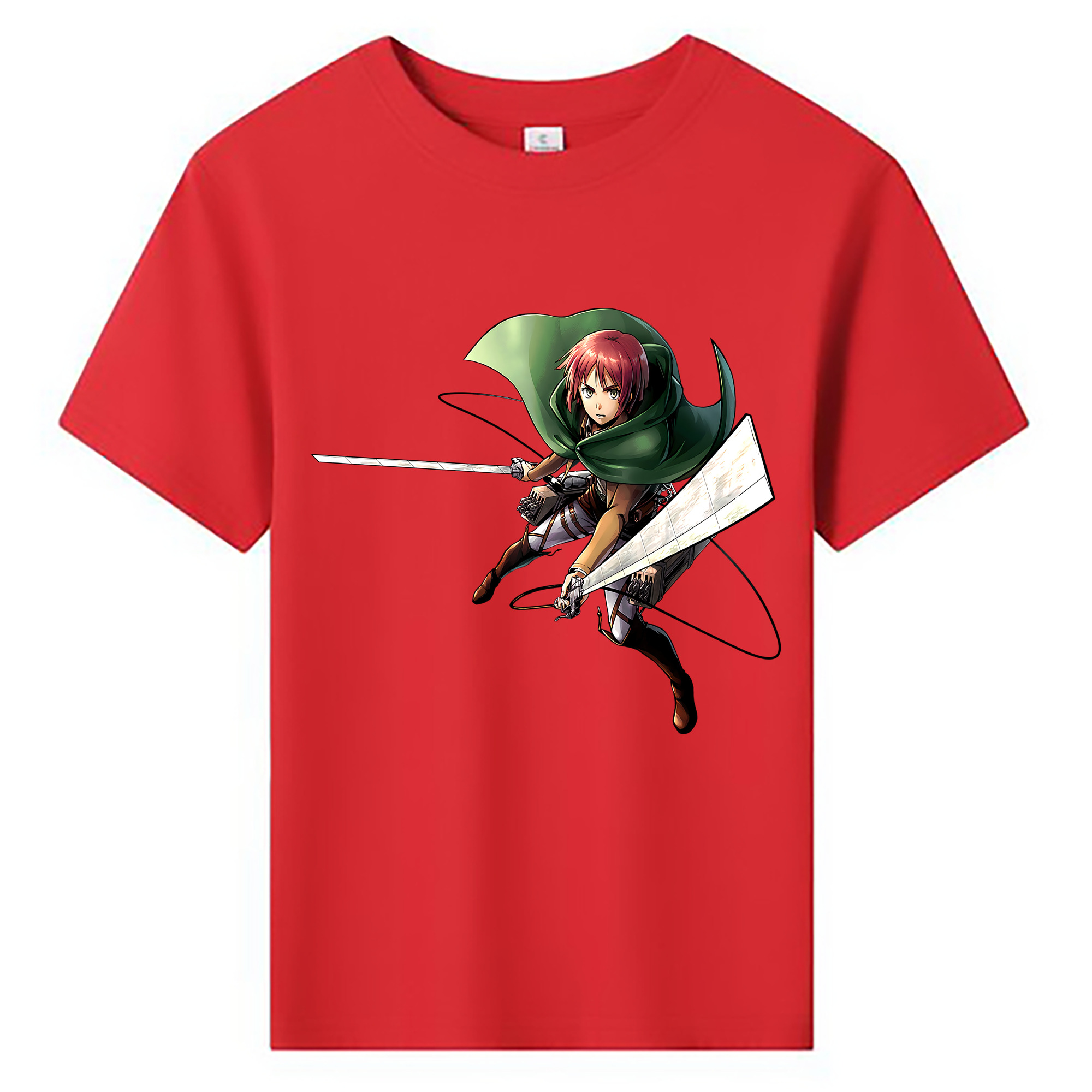 （画像用） 進撃の巨人 Attack on Titan 綿100％キッズTシャツ（フロントプリント）