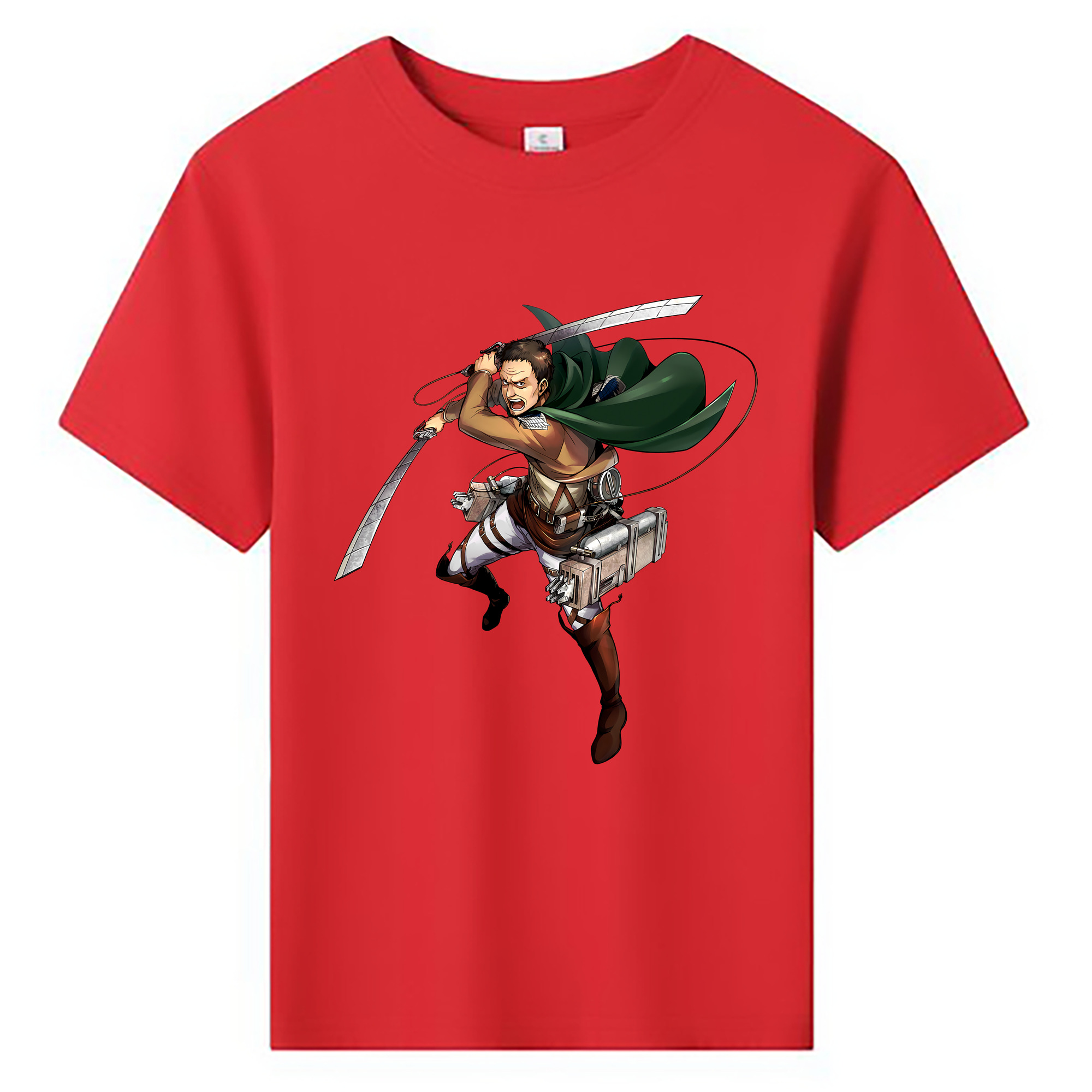 （画像用） 進撃の巨人 Attack on Titan 綿100％キッズTシャツ（フロントプリント）