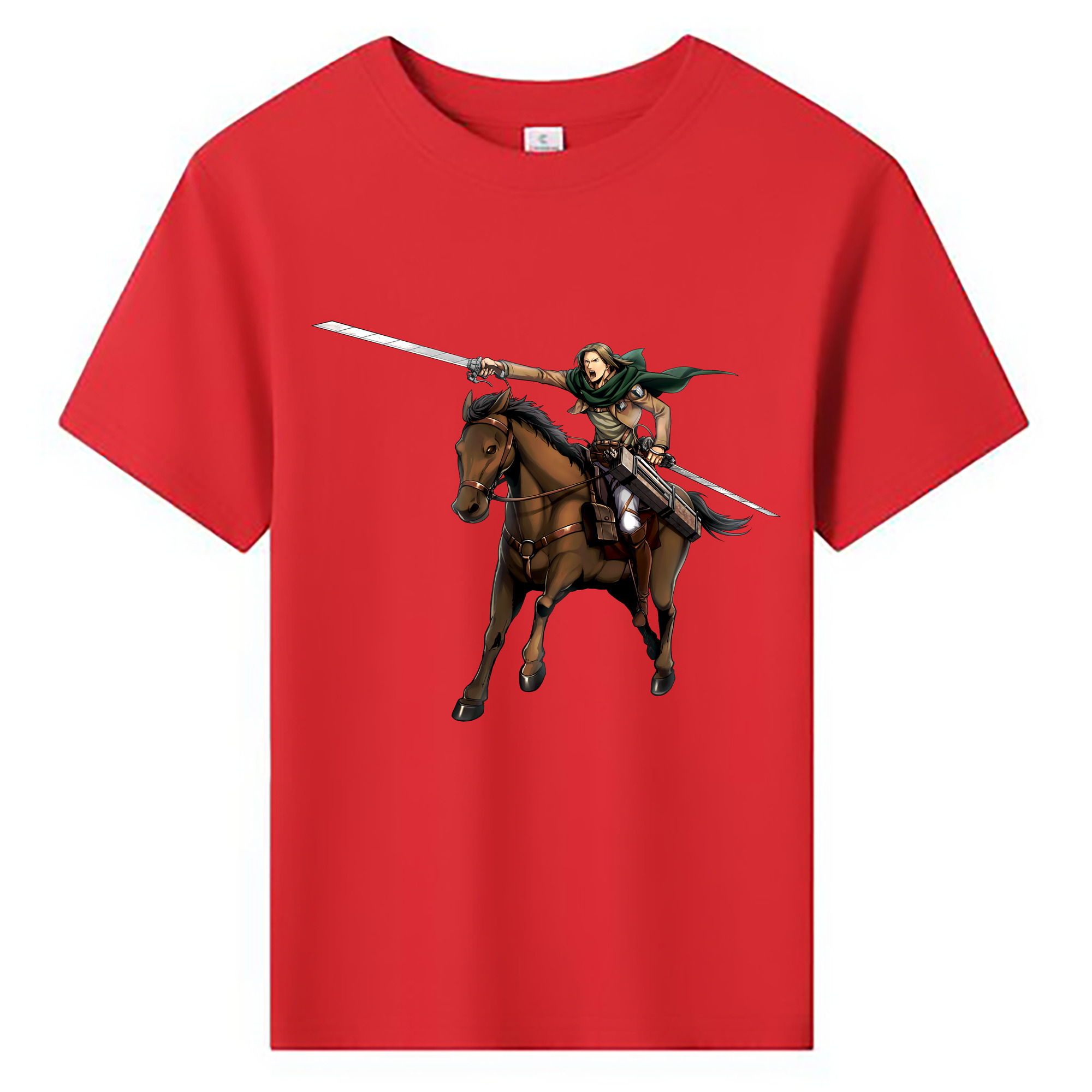 （画像用） 進撃の巨人 Attack on Titan 綿100％キッズTシャツ（フロントプリント）