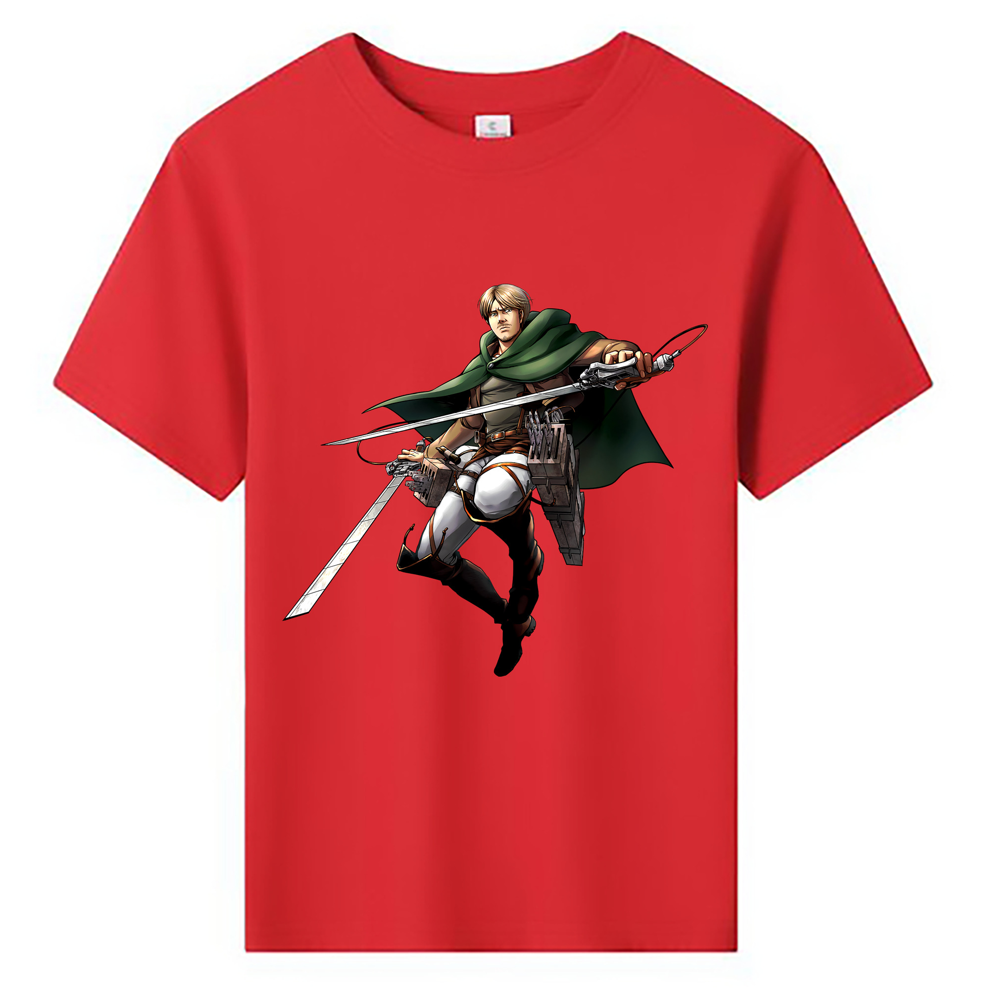 （画像用） 進撃の巨人 Attack on Titan 綿100％キッズTシャツ（フロントプリント）