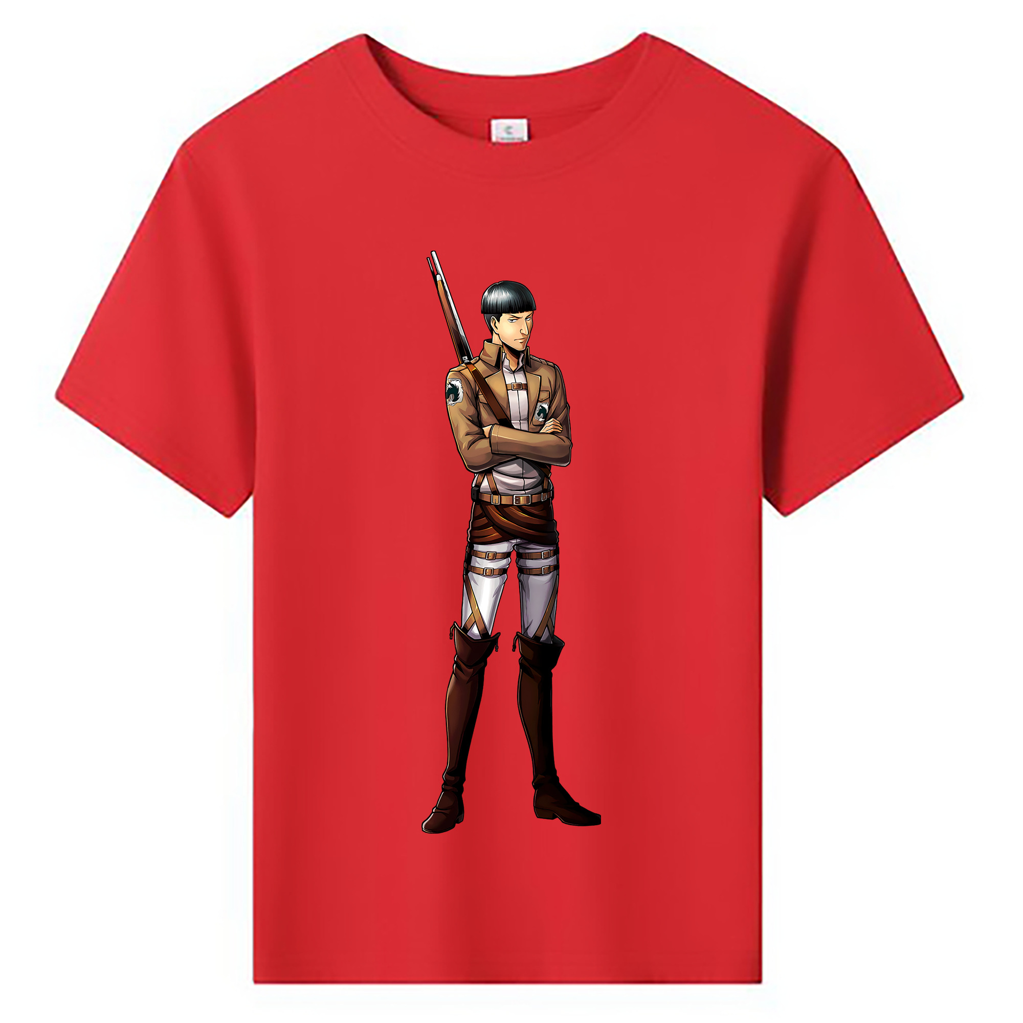 （画像用） 進撃の巨人 Attack on Titan 綿100％キッズTシャツ（フロントプリント）