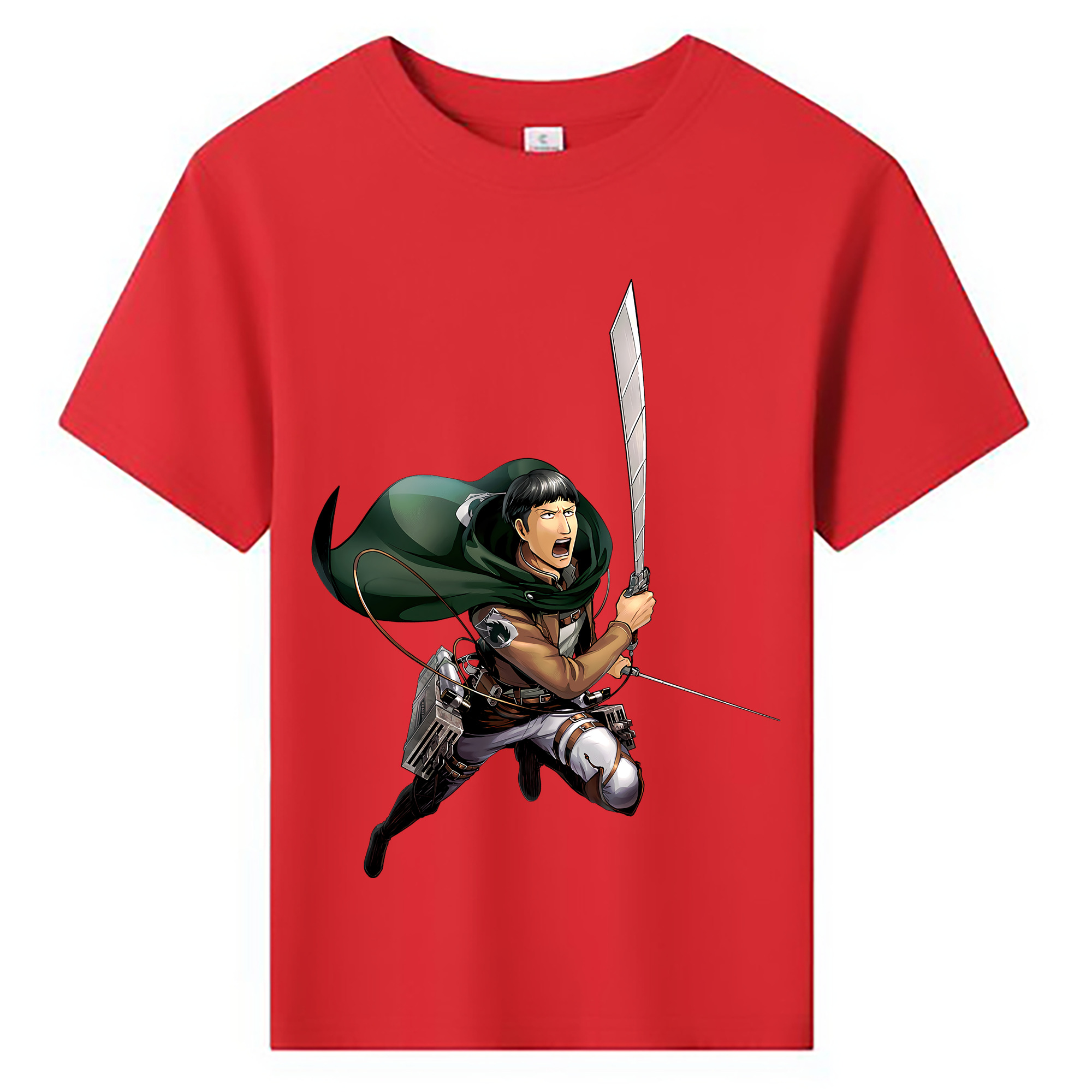 （画像用） 進撃の巨人 Attack on Titan 綿100％キッズTシャツ（フロントプリント）