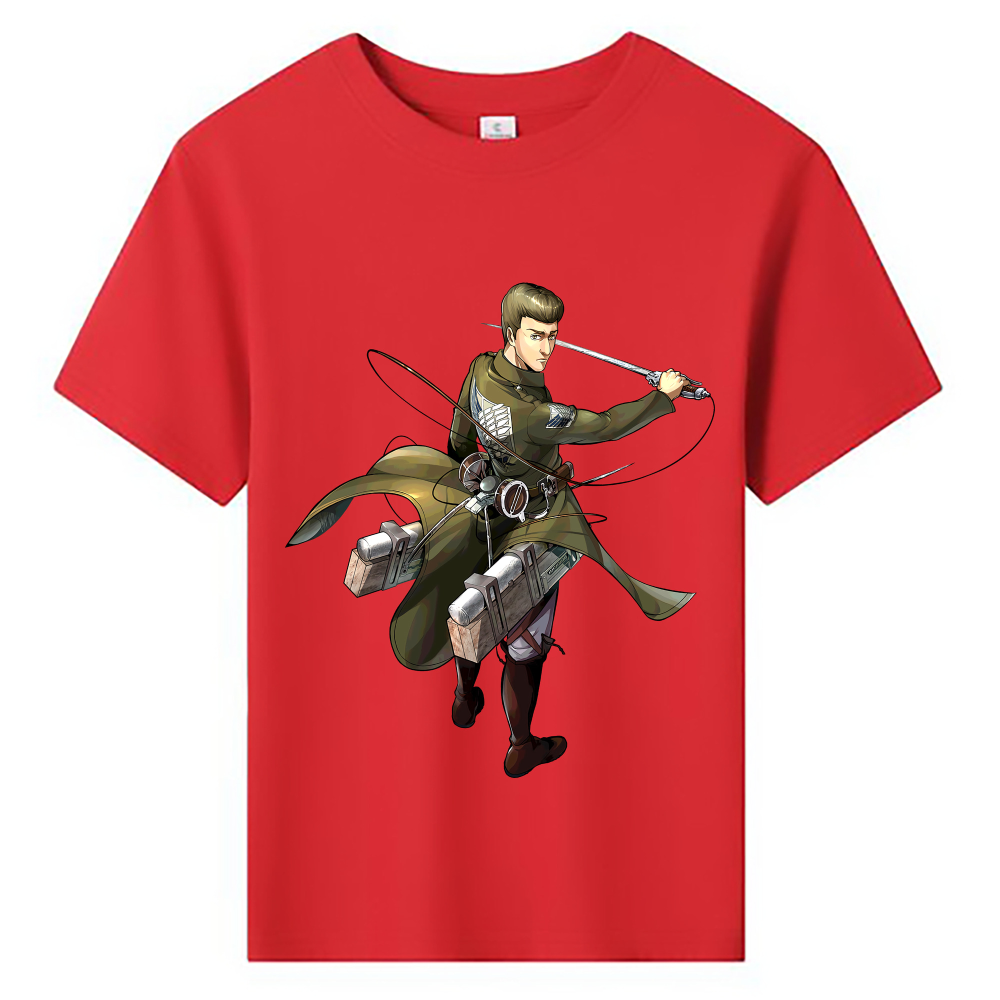 （画像用） 進撃の巨人 Attack on Titan 綿100％キッズTシャツ（フロントプリント）