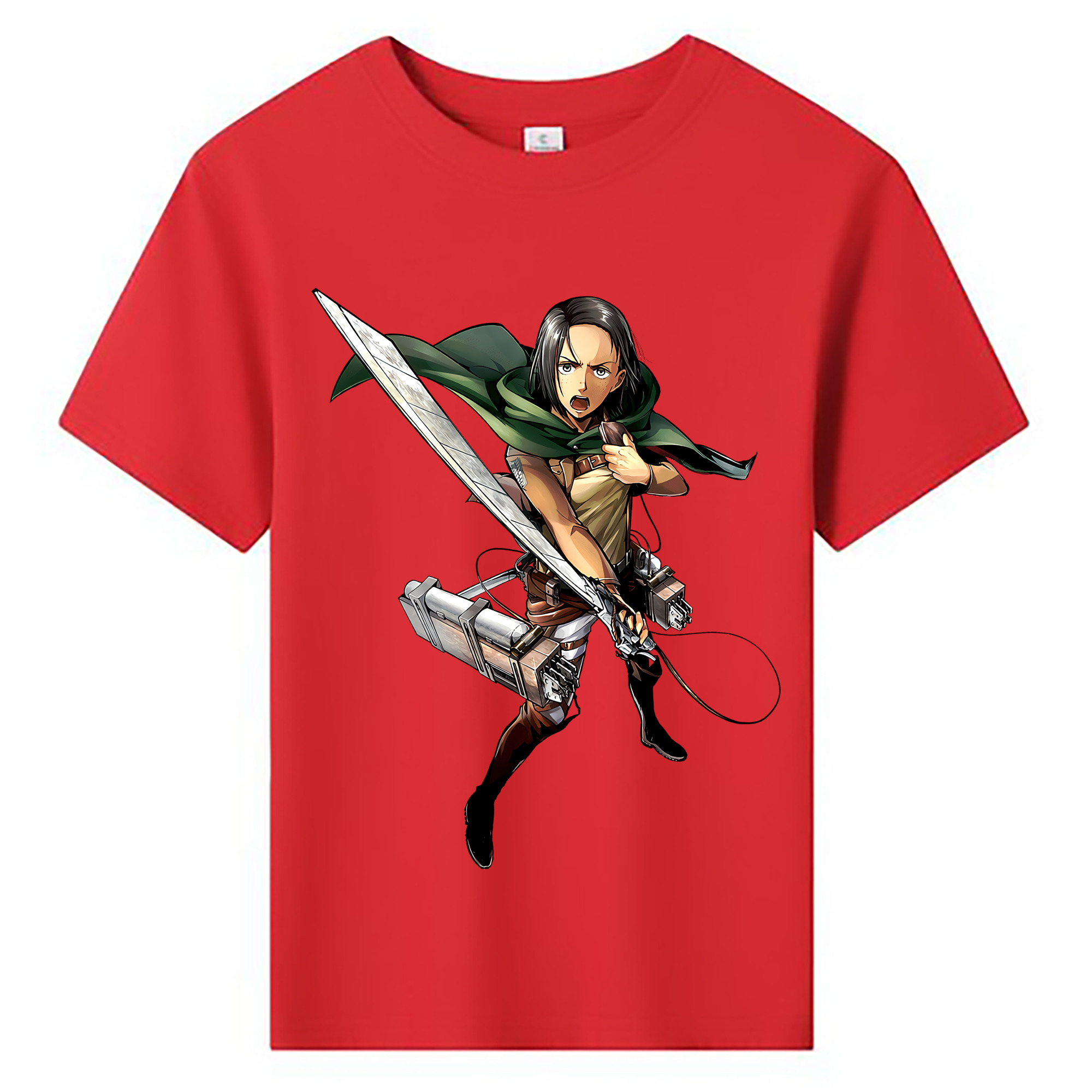（画像用） 進撃の巨人 Attack on Titan 綿100％キッズTシャツ（フロントプリント）
