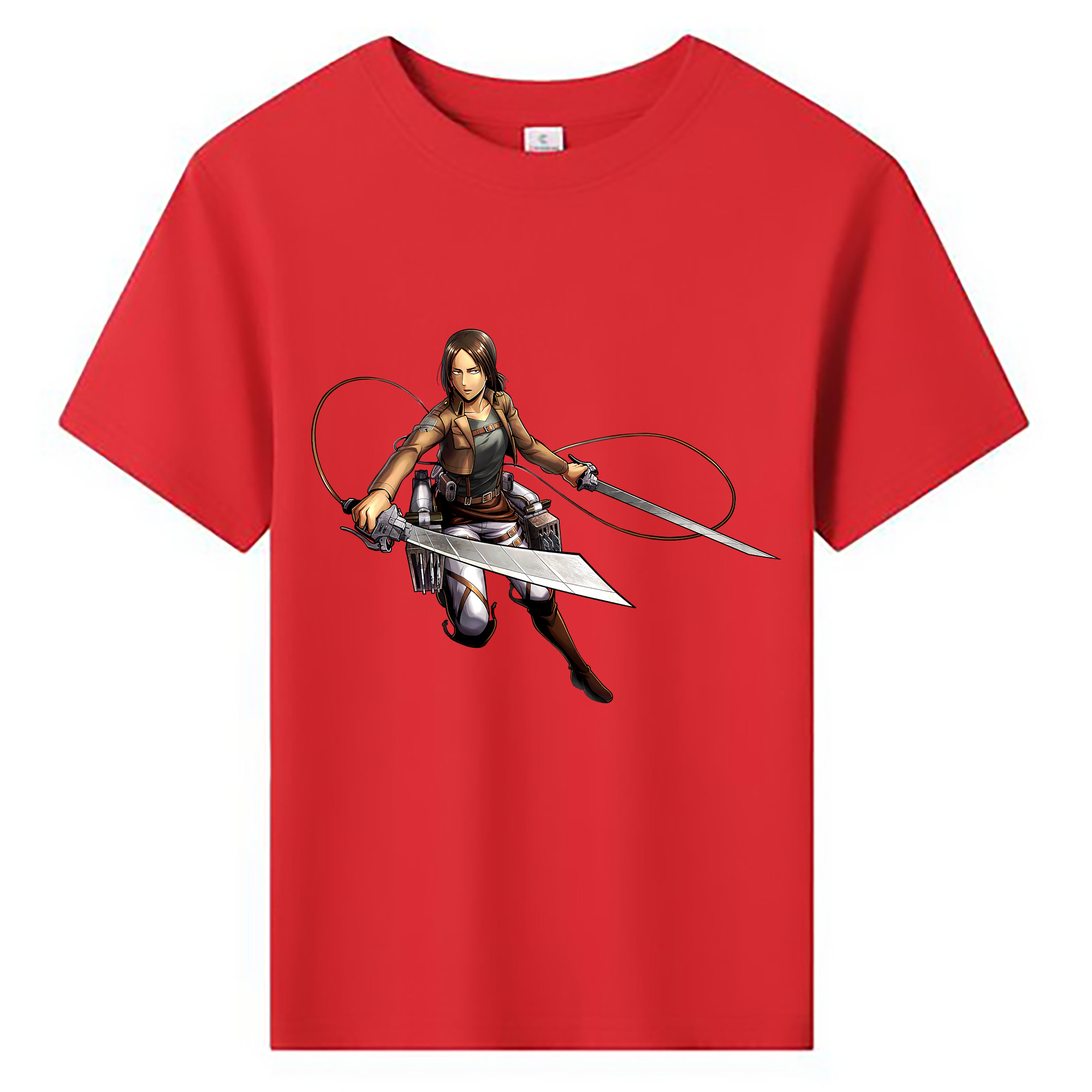（画像用） 進撃の巨人 Attack on Titan 綿100％キッズTシャツ（フロントプリント）