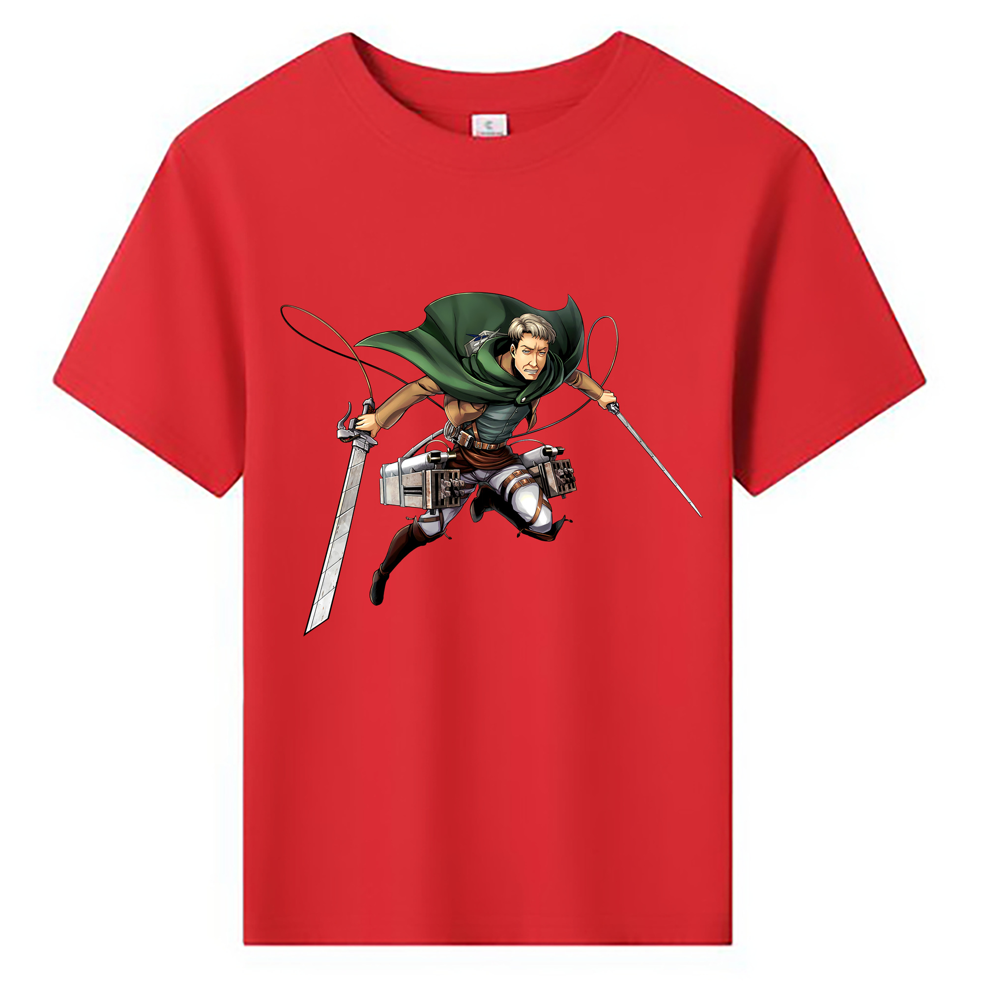 （画像用） 進撃の巨人 Attack on Titan 綿100％キッズTシャツ（フロントプリント）