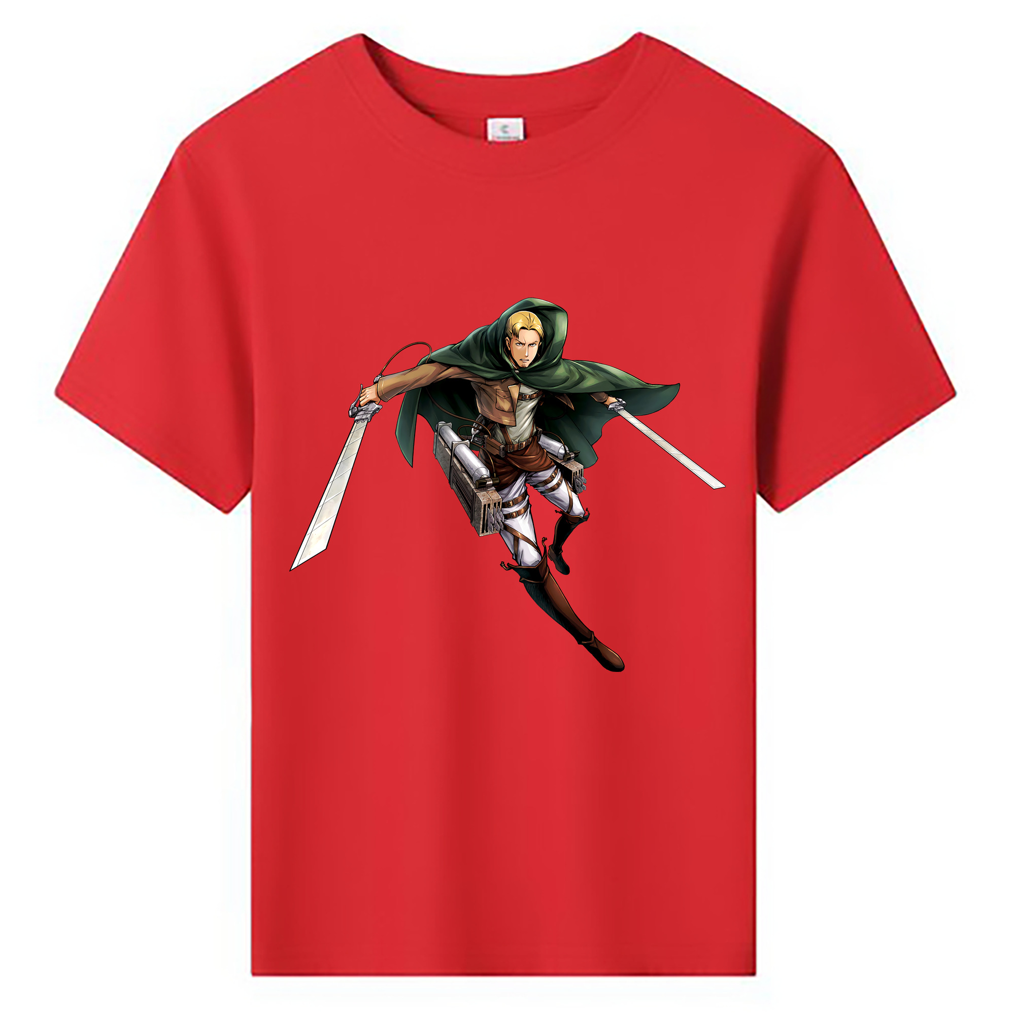（画像用） 進撃の巨人 Attack on Titan 綿100％キッズTシャツ（フロントプリント）