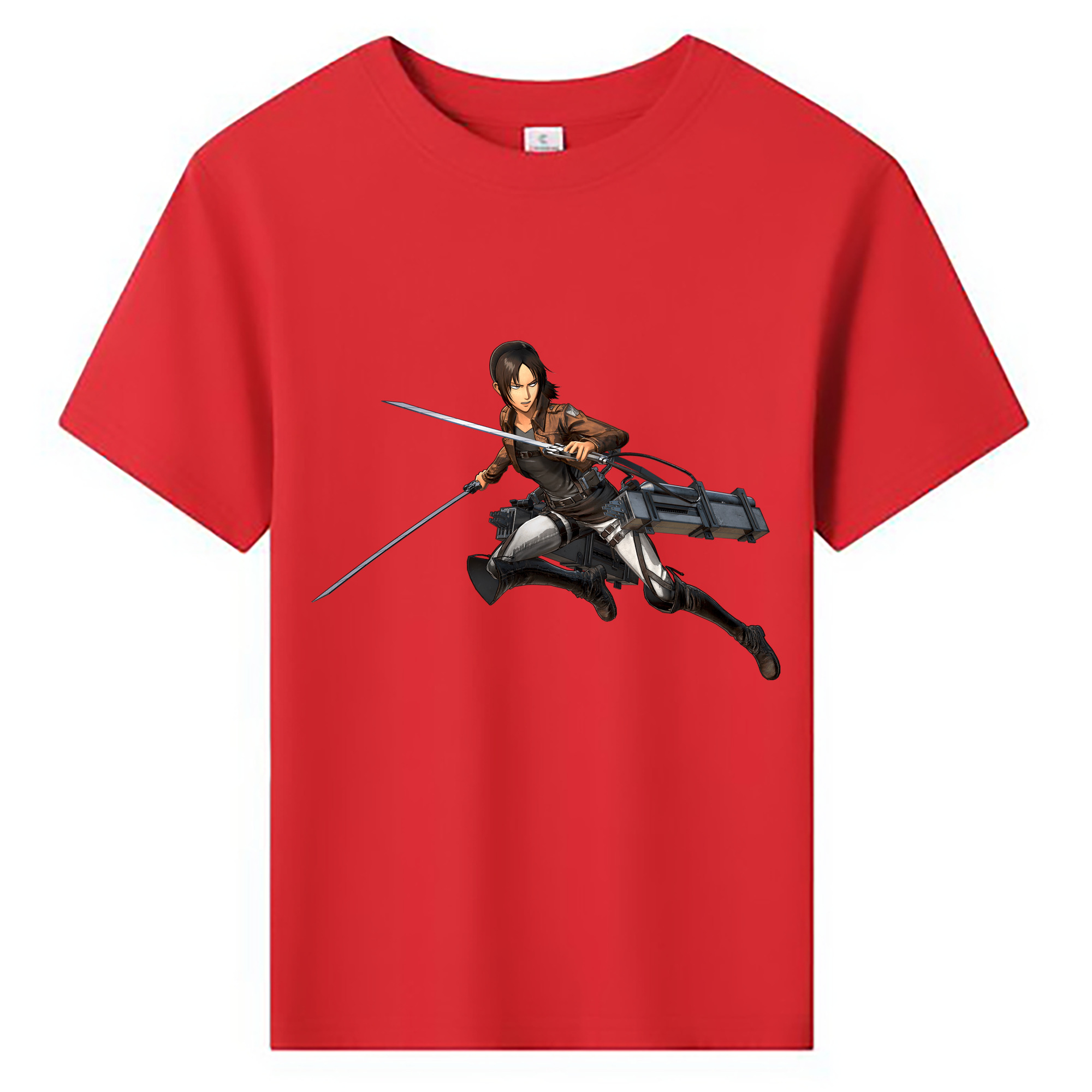 （画像用） 進撃の巨人 Attack on Titan 綿100％キッズTシャツ（フロントプリント）