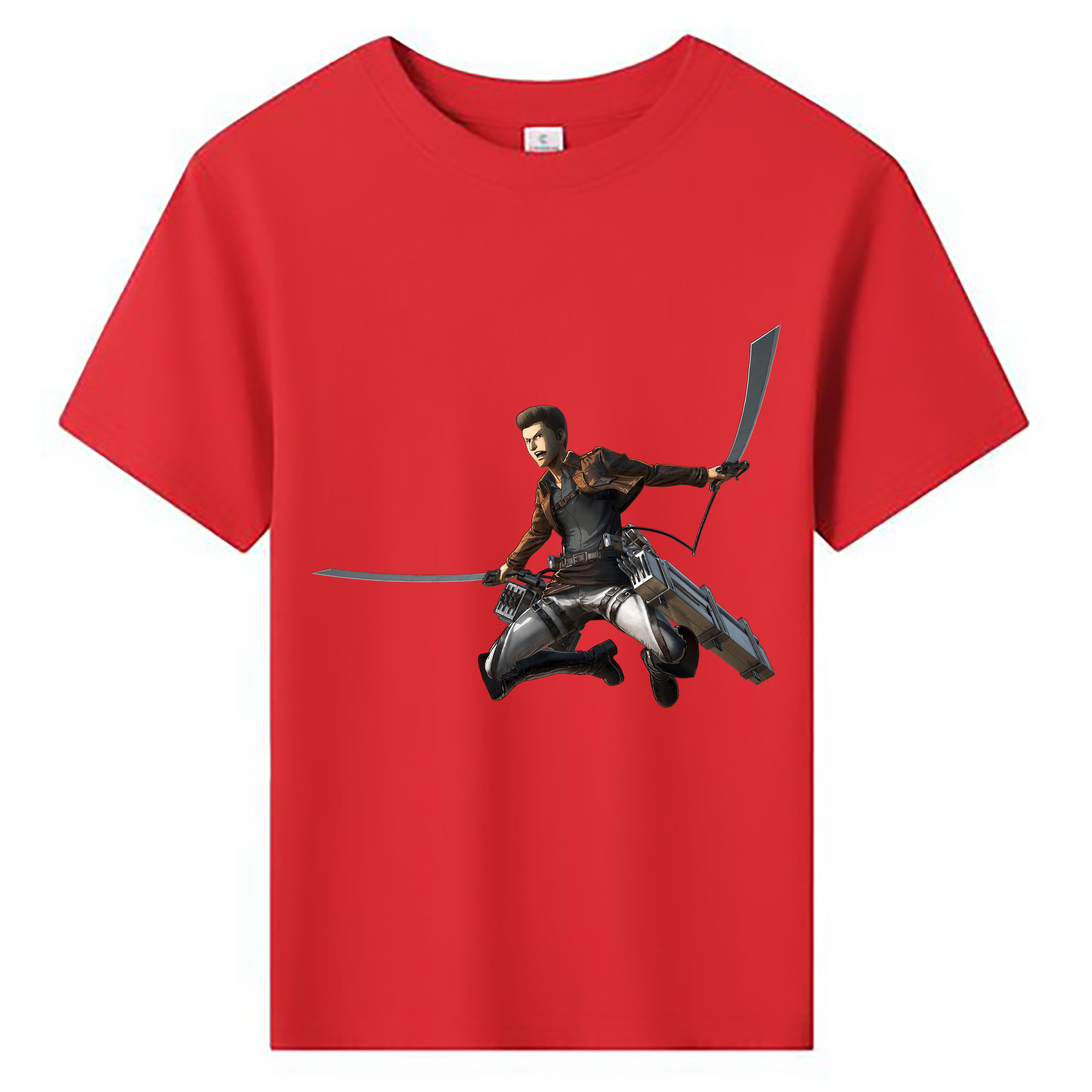 （画像用） 進撃の巨人 Attack on Titan 綿100％キッズTシャツ（フロントプリント）