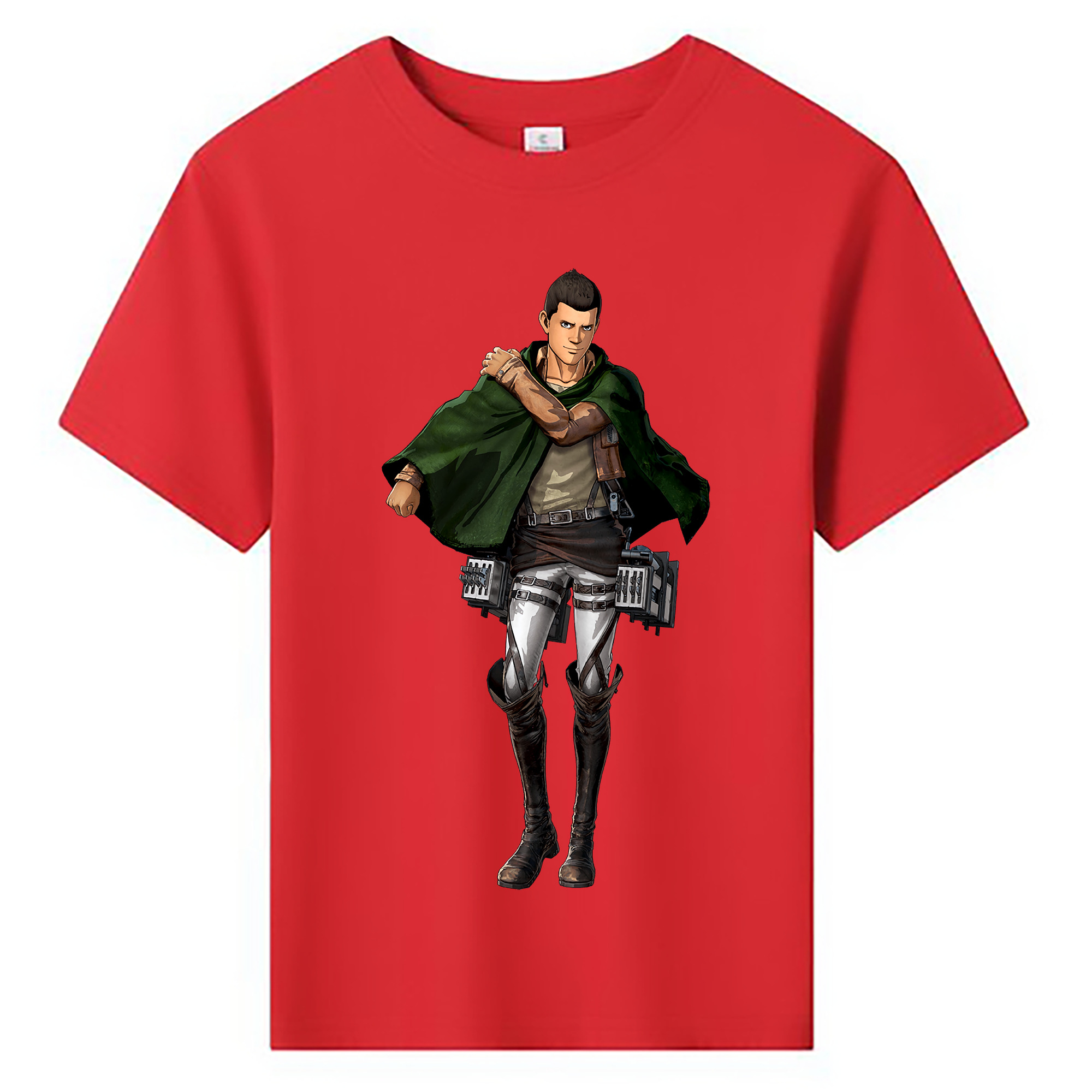 （画像用） 進撃の巨人 Attack on Titan 綿100％キッズTシャツ（フロントプリント）