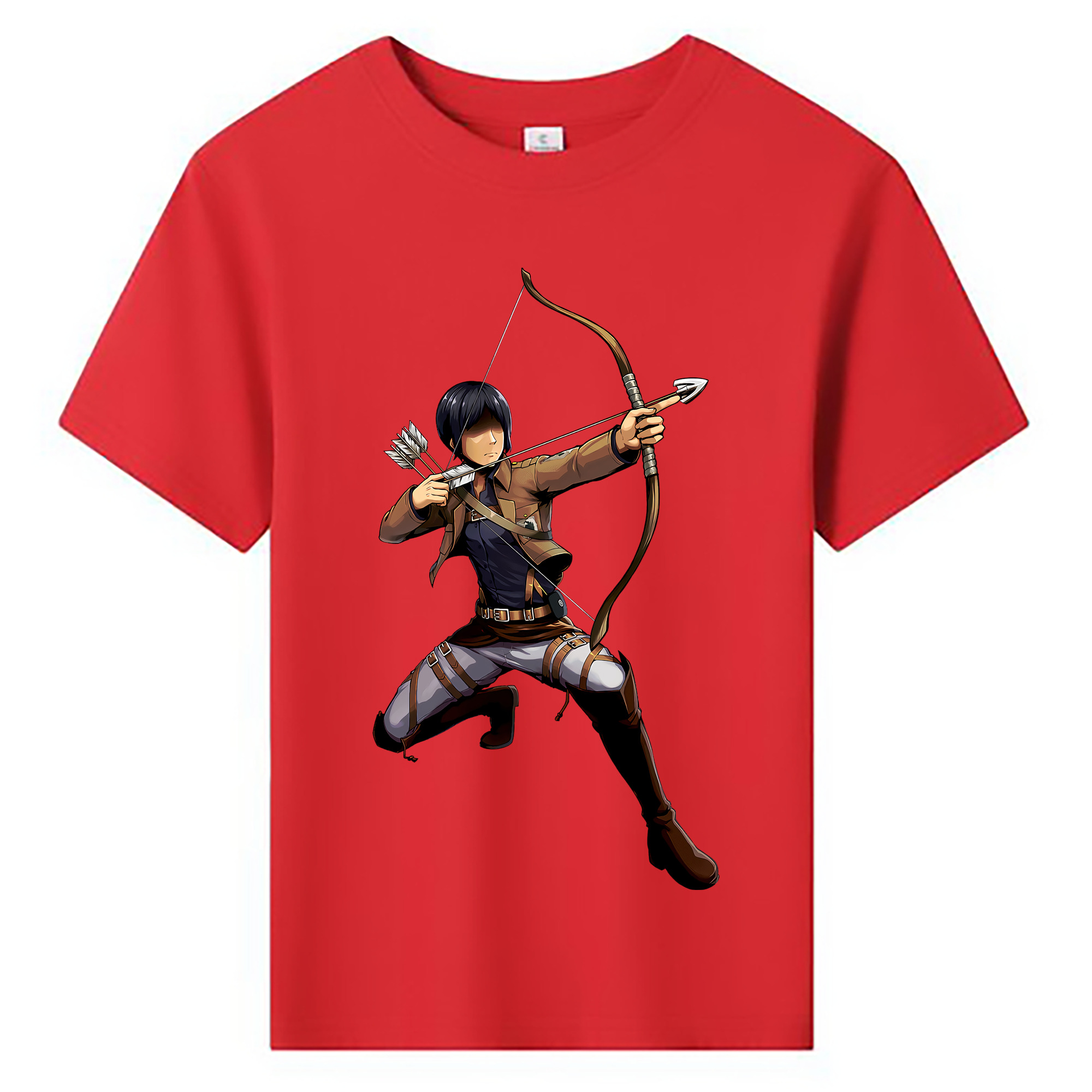 （画像用） 進撃の巨人 Attack on Titan 綿100％キッズTシャツ（フロントプリント）