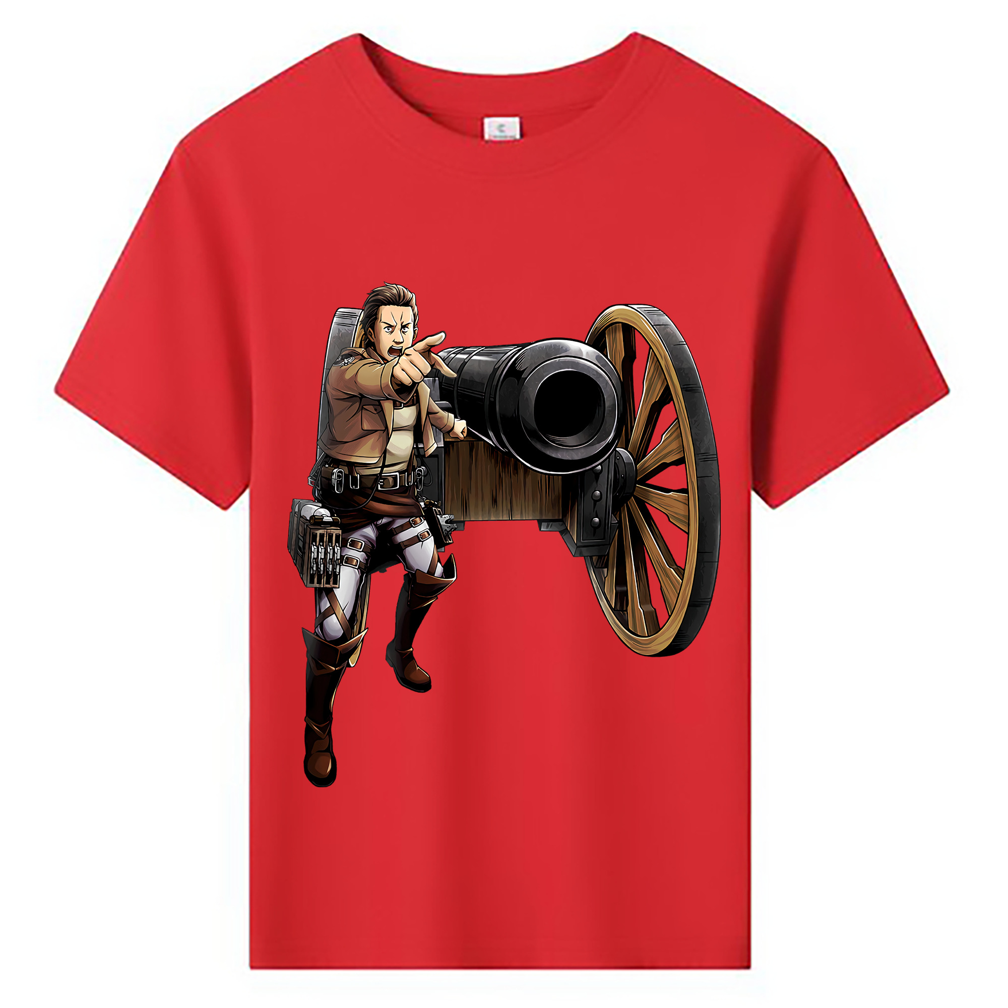 （画像用） 進撃の巨人 Attack on Titan 綿100％キッズTシャツ（フロントプリント）
