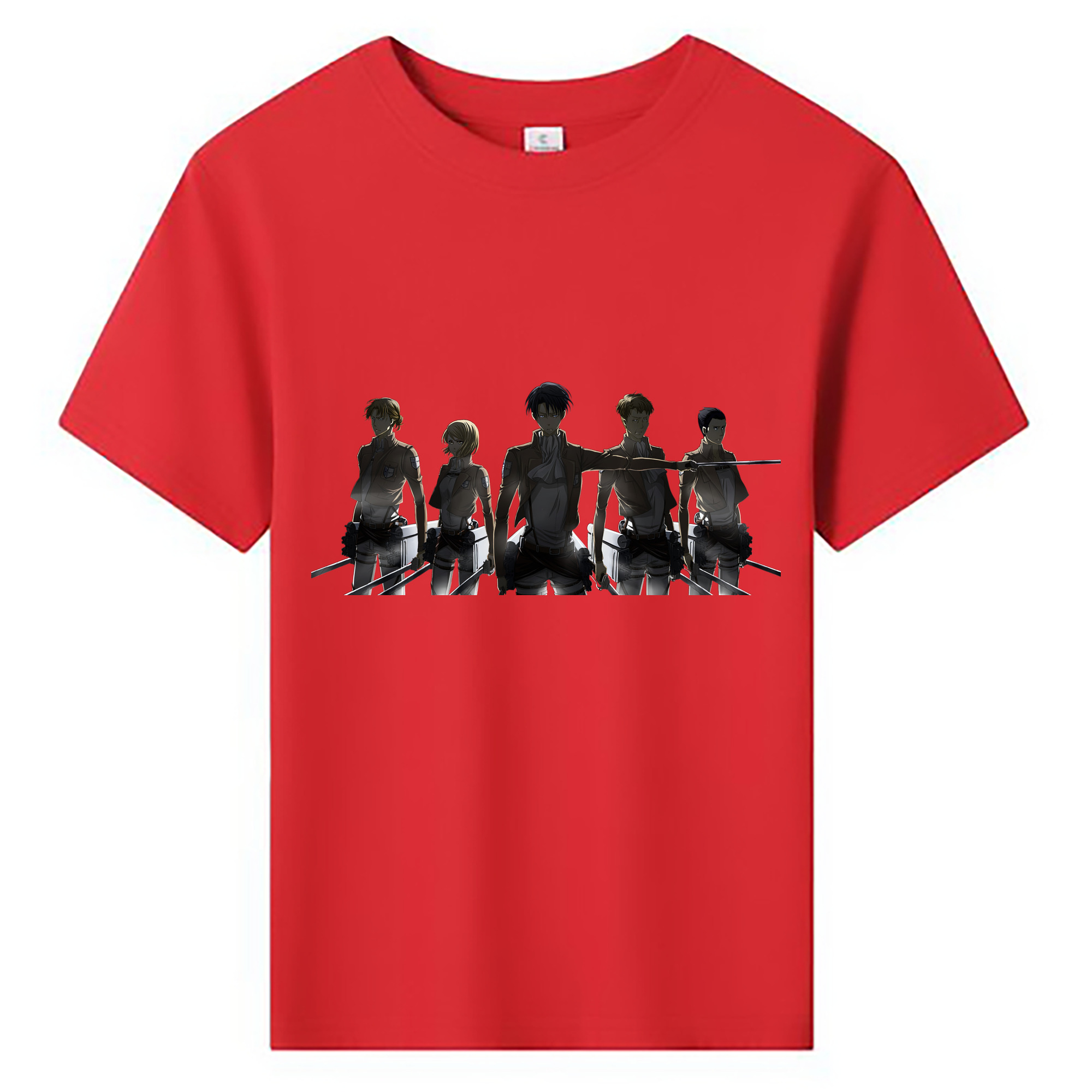 （画像用） 進撃の巨人 Attack on Titan 綿100％キッズTシャツ（フロントプリント）