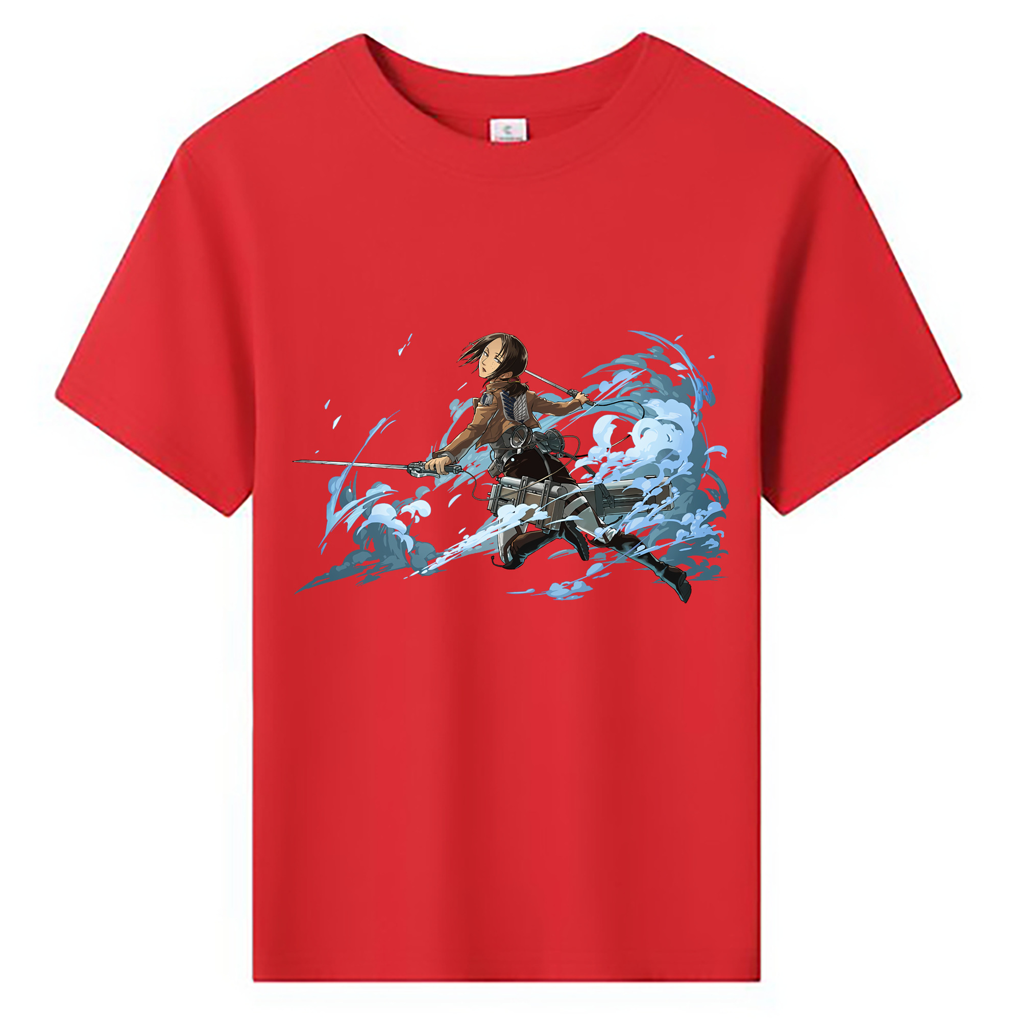 （画像用） 進撃の巨人 Attack on Titan 綿100％キッズTシャツ（フロントプリント）