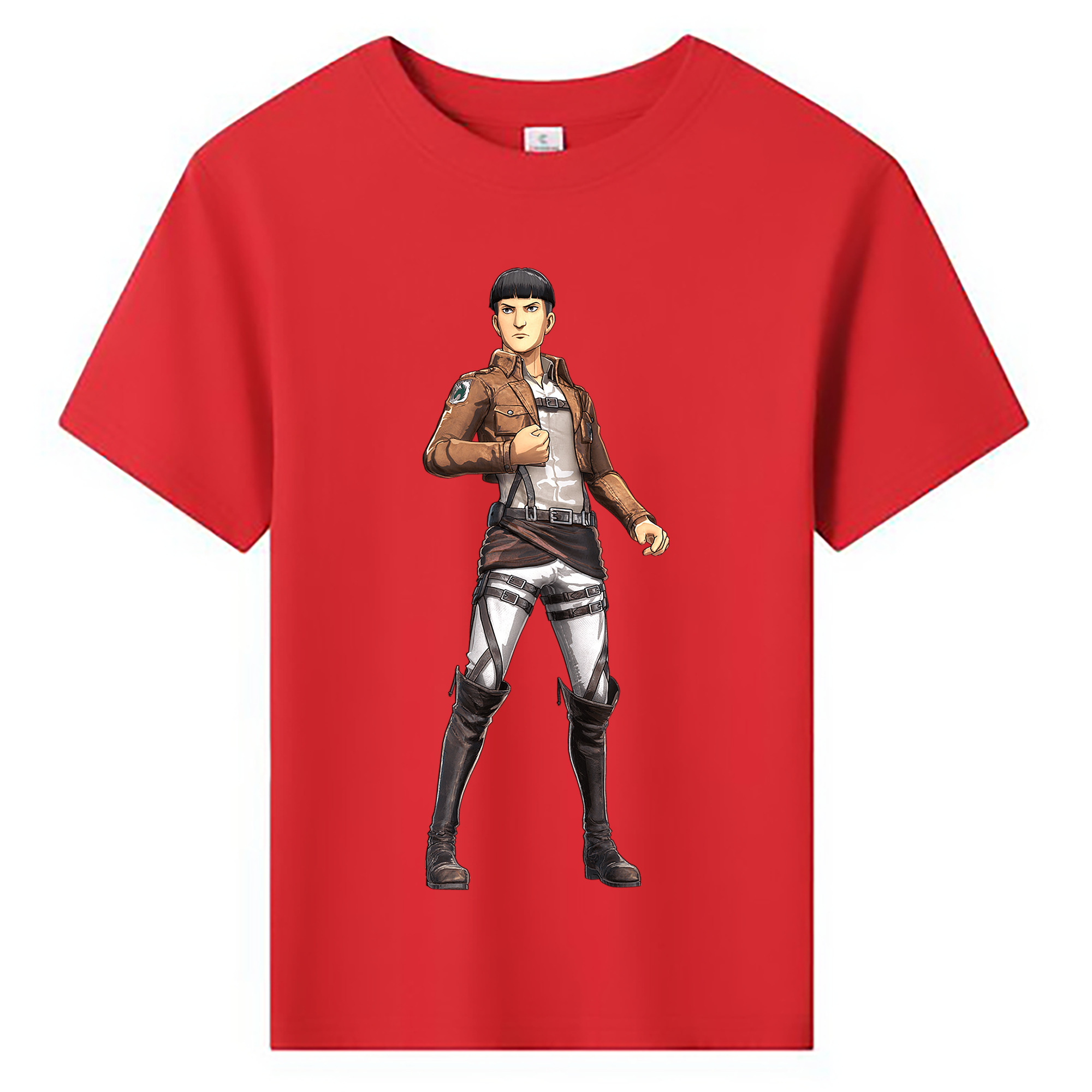 （画像用） 進撃の巨人 Attack on Titan 綿100％キッズTシャツ（フロントプリント）