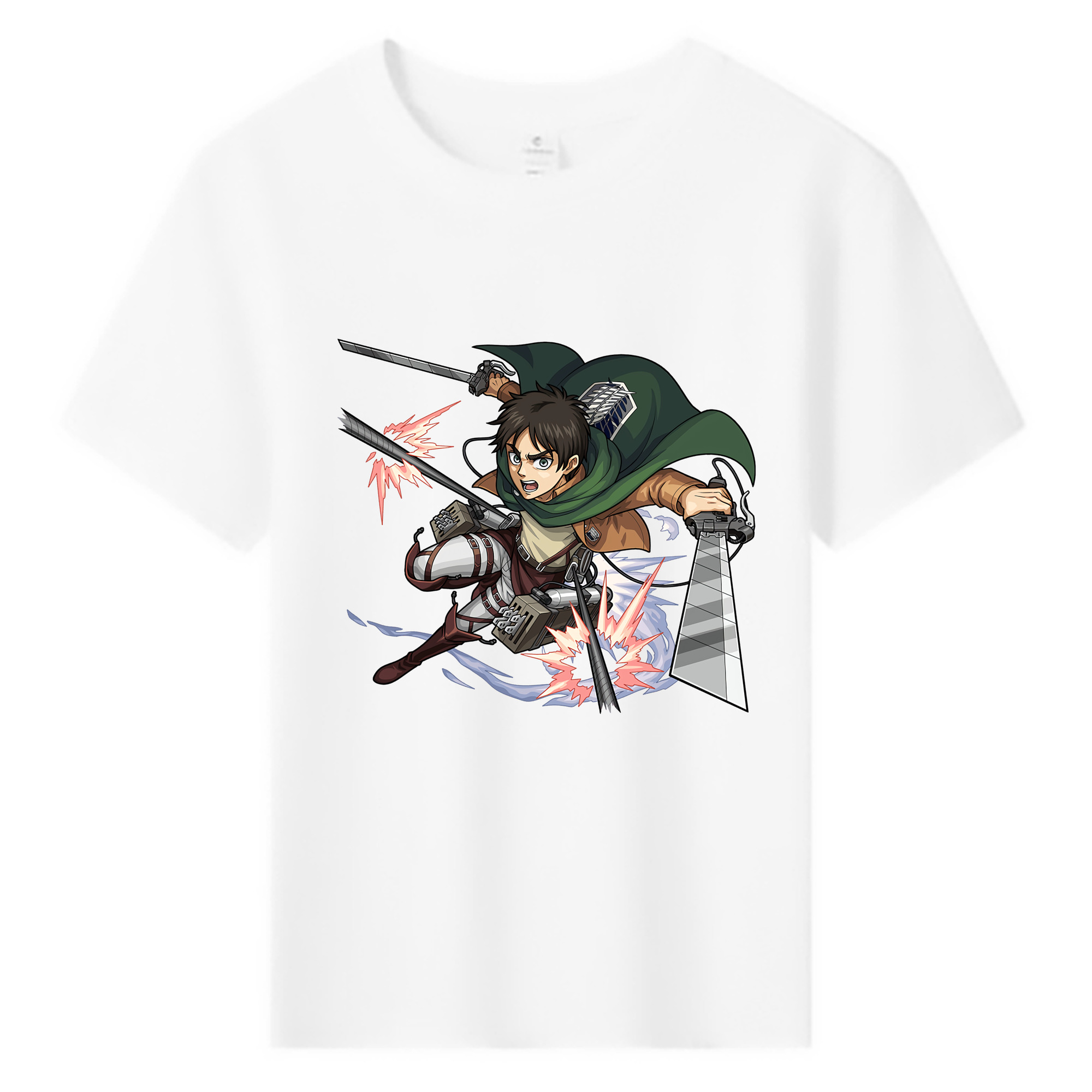 （画像用） 進撃の巨人 エレン･イェーガー Attack on Titan Eren Jäger 綿100％キッズTシャツ（フロントプリント）