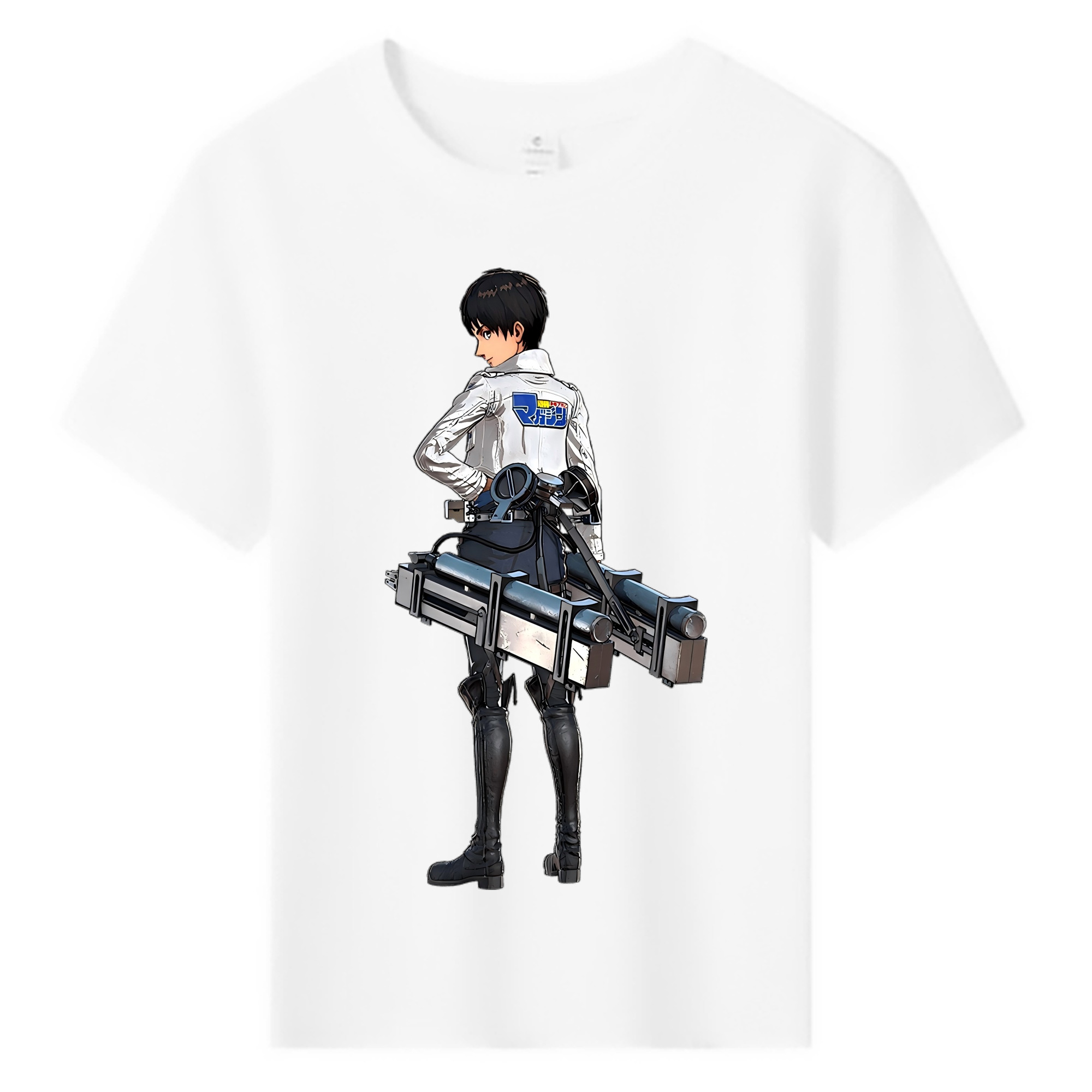 （画像用） 進撃の巨人 エレン･イェーガー Attack on Titan Eren Jäger 綿100％キッズTシャツ（フロントプリント）