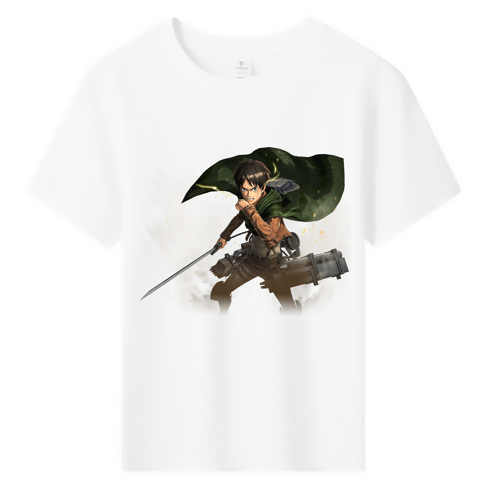 （画像用） 進撃の巨人 エレン･イェーガー Attack on Titan Eren Jäger 綿100％キッズTシャツ（フロントプリント）