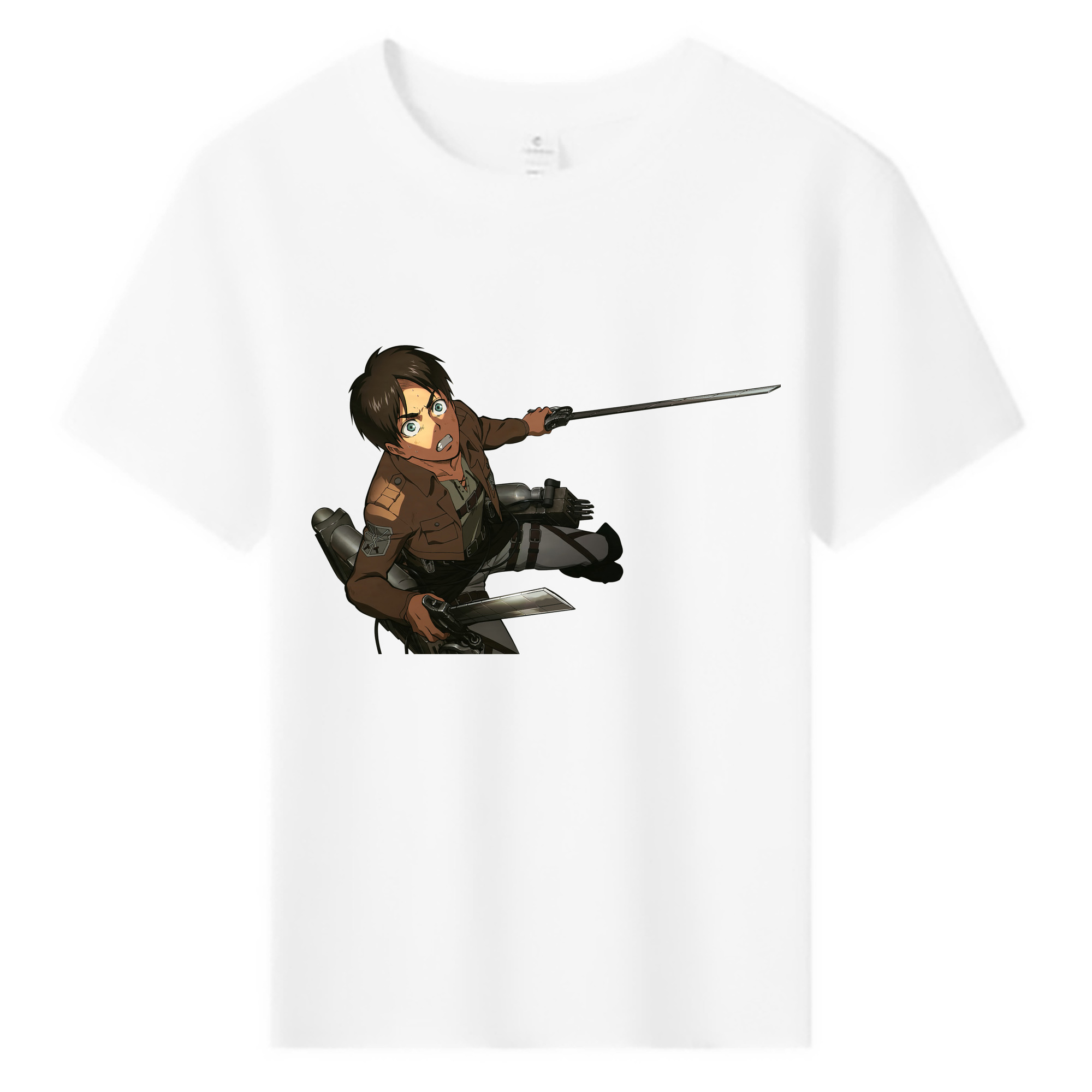 （画像用） 進撃の巨人 エレン･イェーガー Attack on Titan Eren Jäger 綿100％キッズTシャツ（フロントプリント）