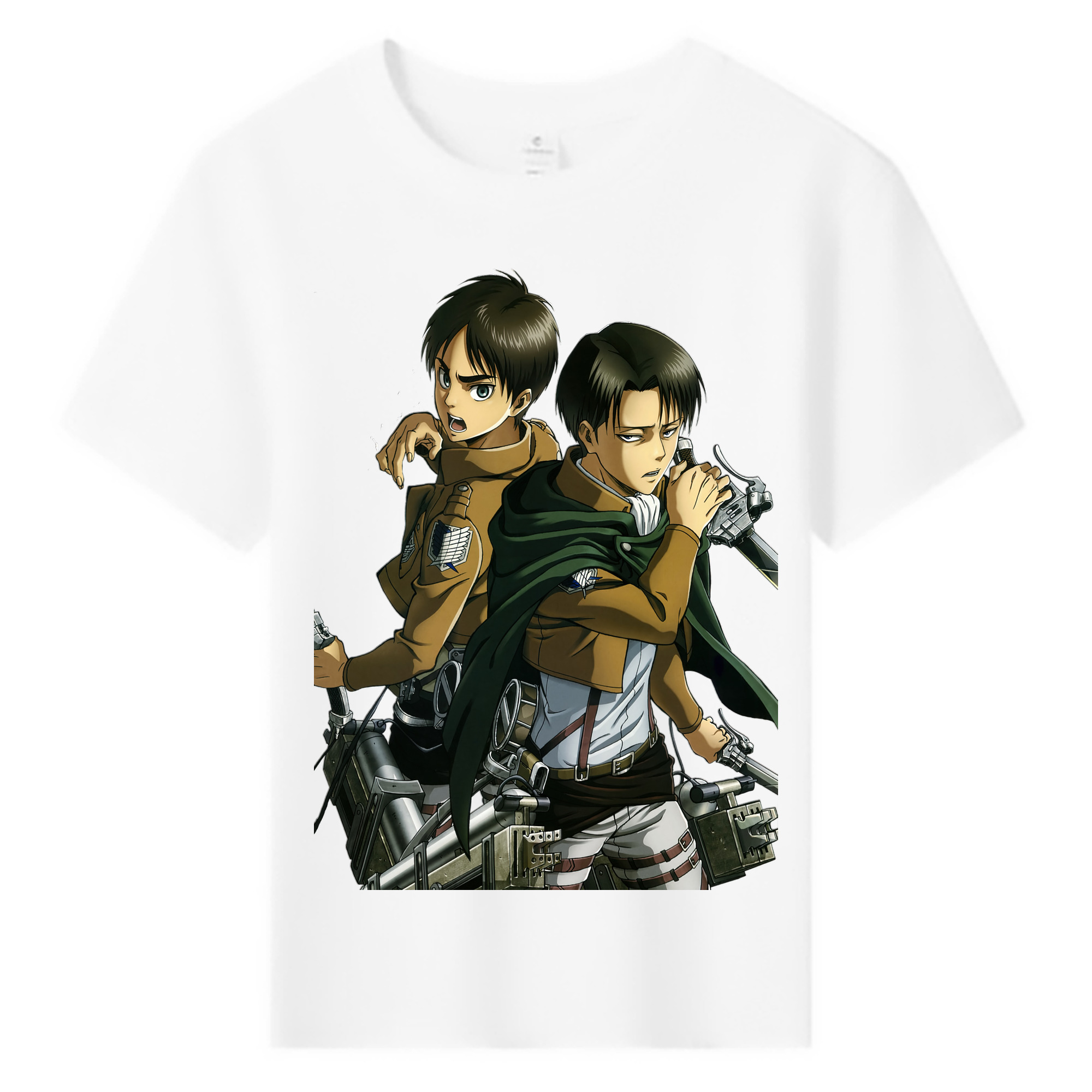 （画像用） 進撃の巨人 リヴァイ·アッカーマン Attack on Titan Levi Ackerman 綿100％キッズTシャツ（フロントプリント）