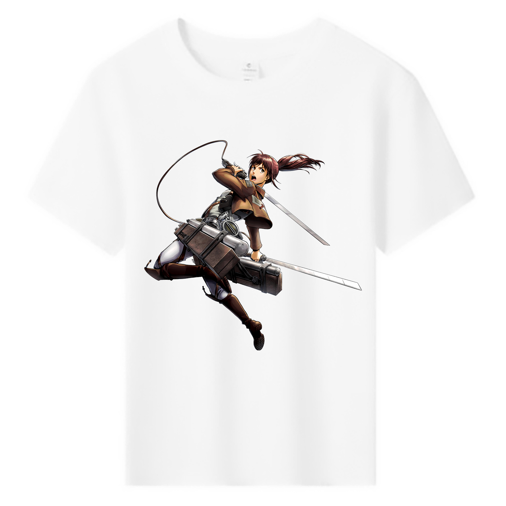 （画像用） 進撃の巨人 サシャ·ブラウス Attack on Titan Sasha Blaus 綿100％キッズTシャツ（フロントプリント）