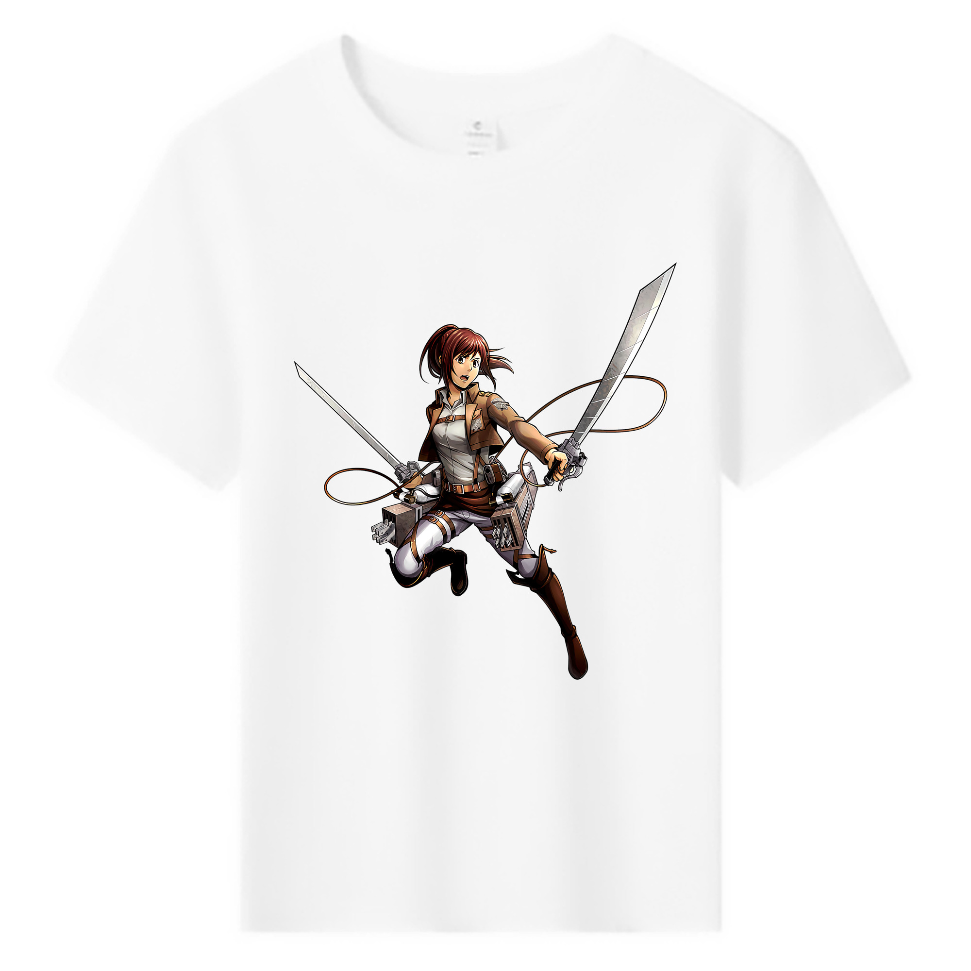 （画像用） 進撃の巨人 サシャ·ブラウス Attack on Titan Sasha Blaus 綿100％キッズTシャツ（フロントプリント）