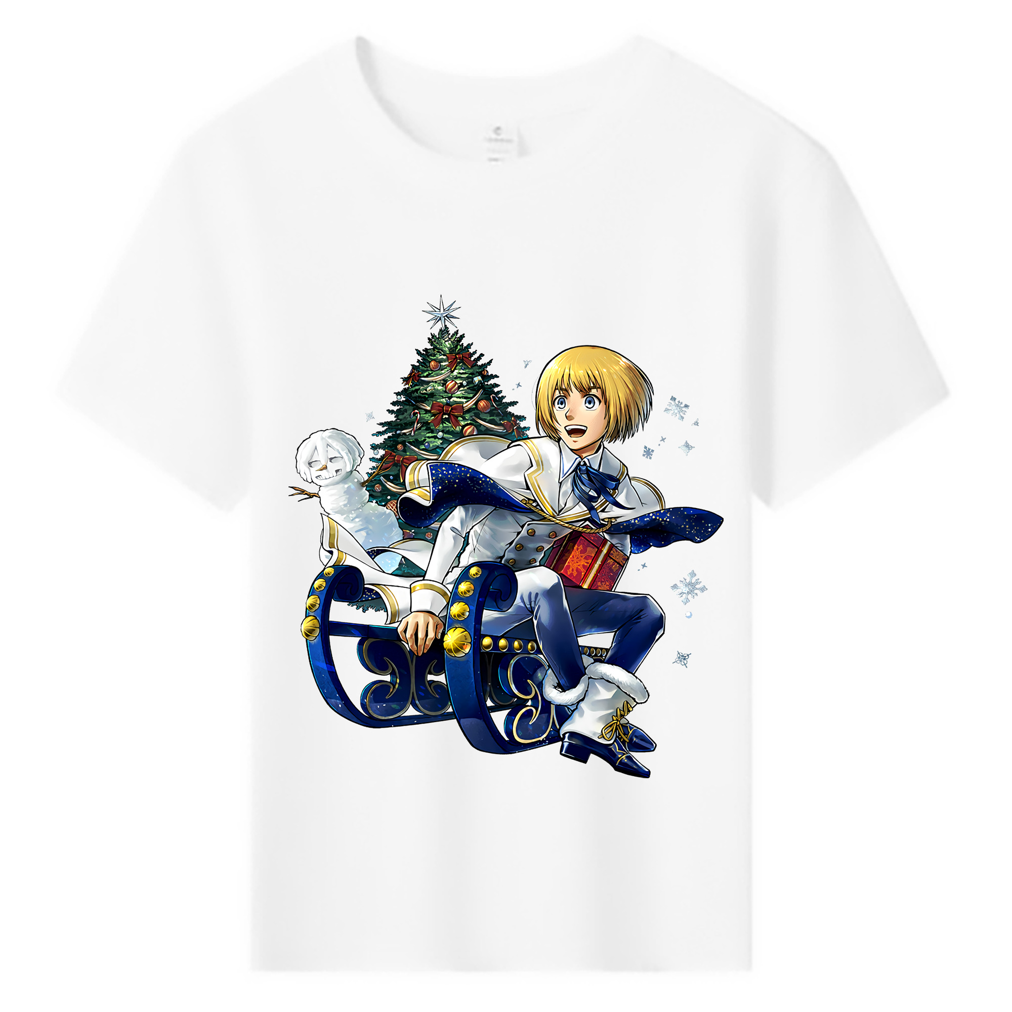 （画像用） 進撃の巨人 アルミン·アルレルト Attack on Titan Armin Arlert 綿100％キッズTシャツ（フロントプリント）