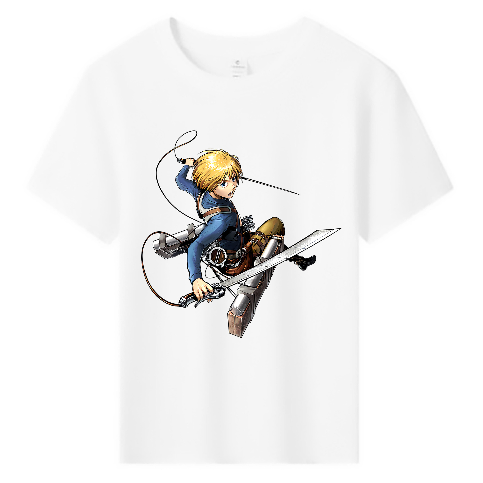 （画像用） 進撃の巨人 アルミン·アルレルト Attack on Titan Armin Arlert 綿100％キッズTシャツ（フロントプリント）