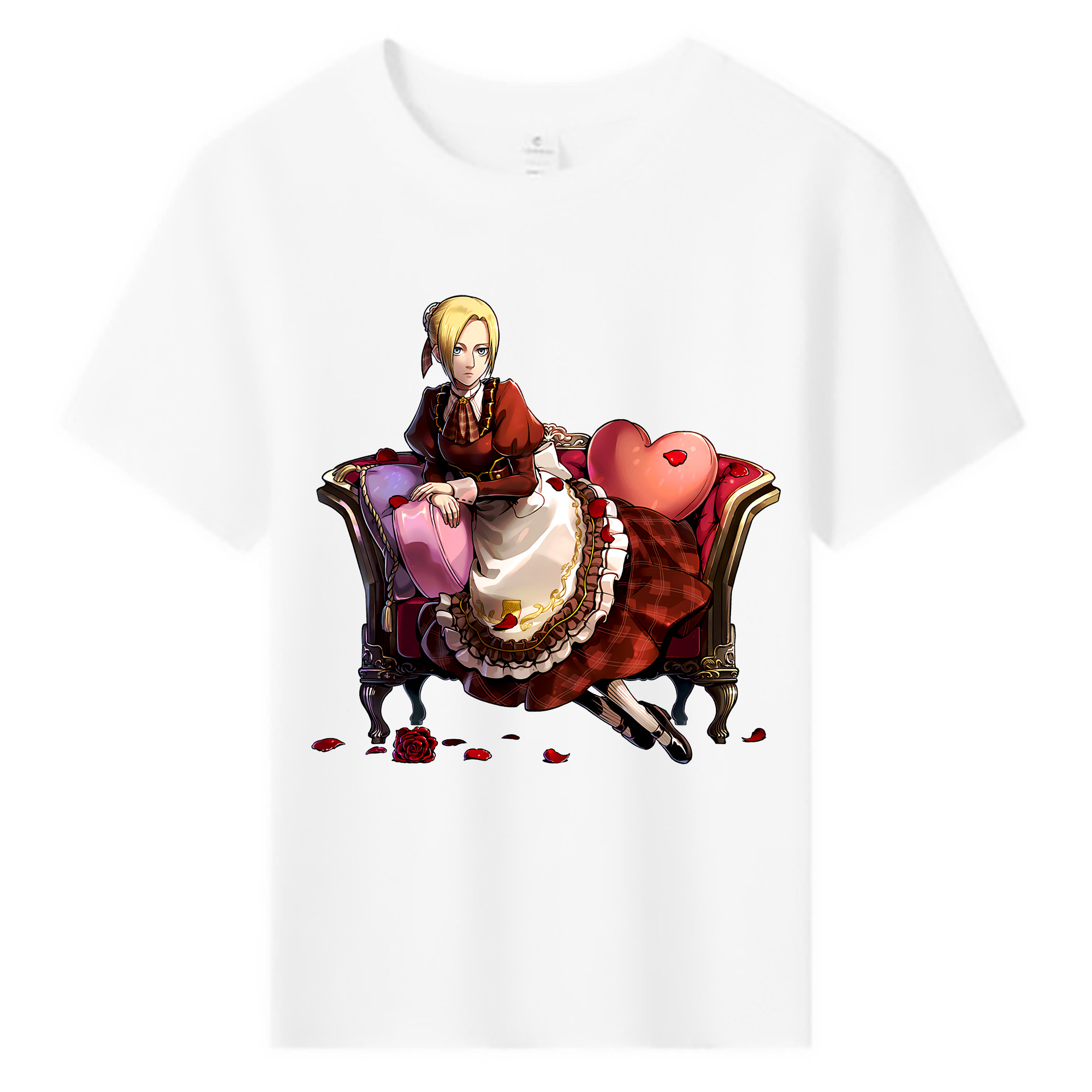 （画像用） 進撃の巨人 アニ・レオンハート Attack on Titan Annie Leonhart 綿100％キッズTシャツ（フロントプリント）