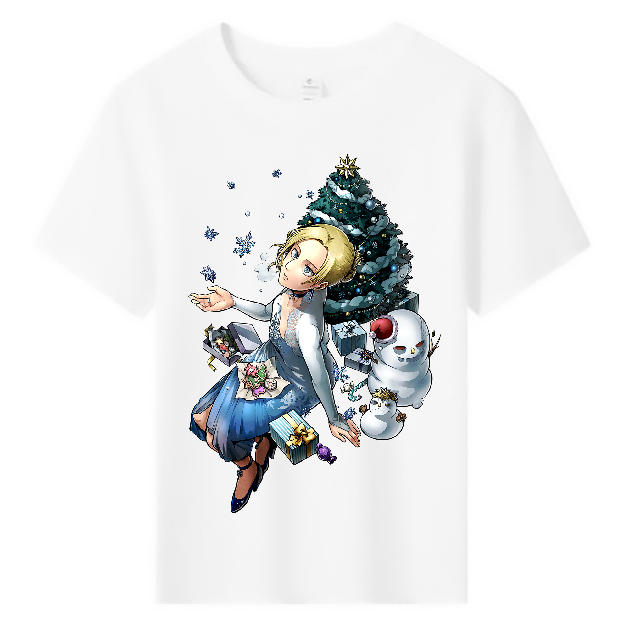 （画像用） 進撃の巨人 アニ・レオンハート Attack on Titan Annie Leonhart 綿100％キッズTシャツ（フロントプリント）