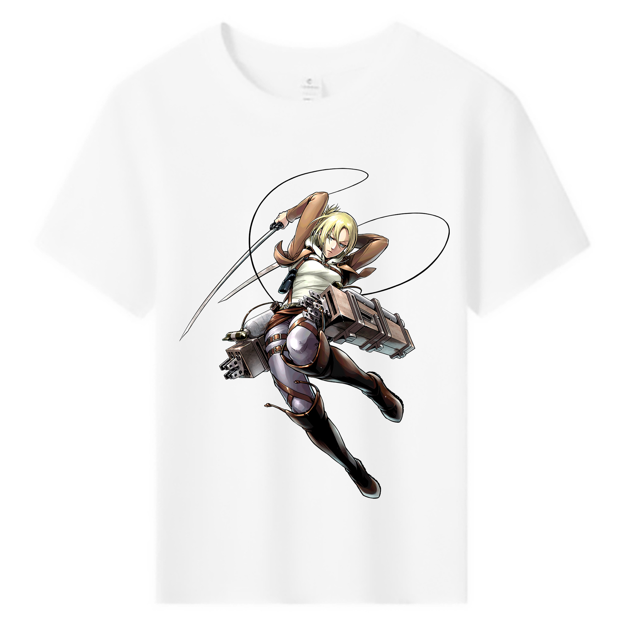 （画像用） 進撃の巨人 アニ・レオンハート Attack on Titan Annie Leonhart 綿100％キッズTシャツ（フロントプリント）