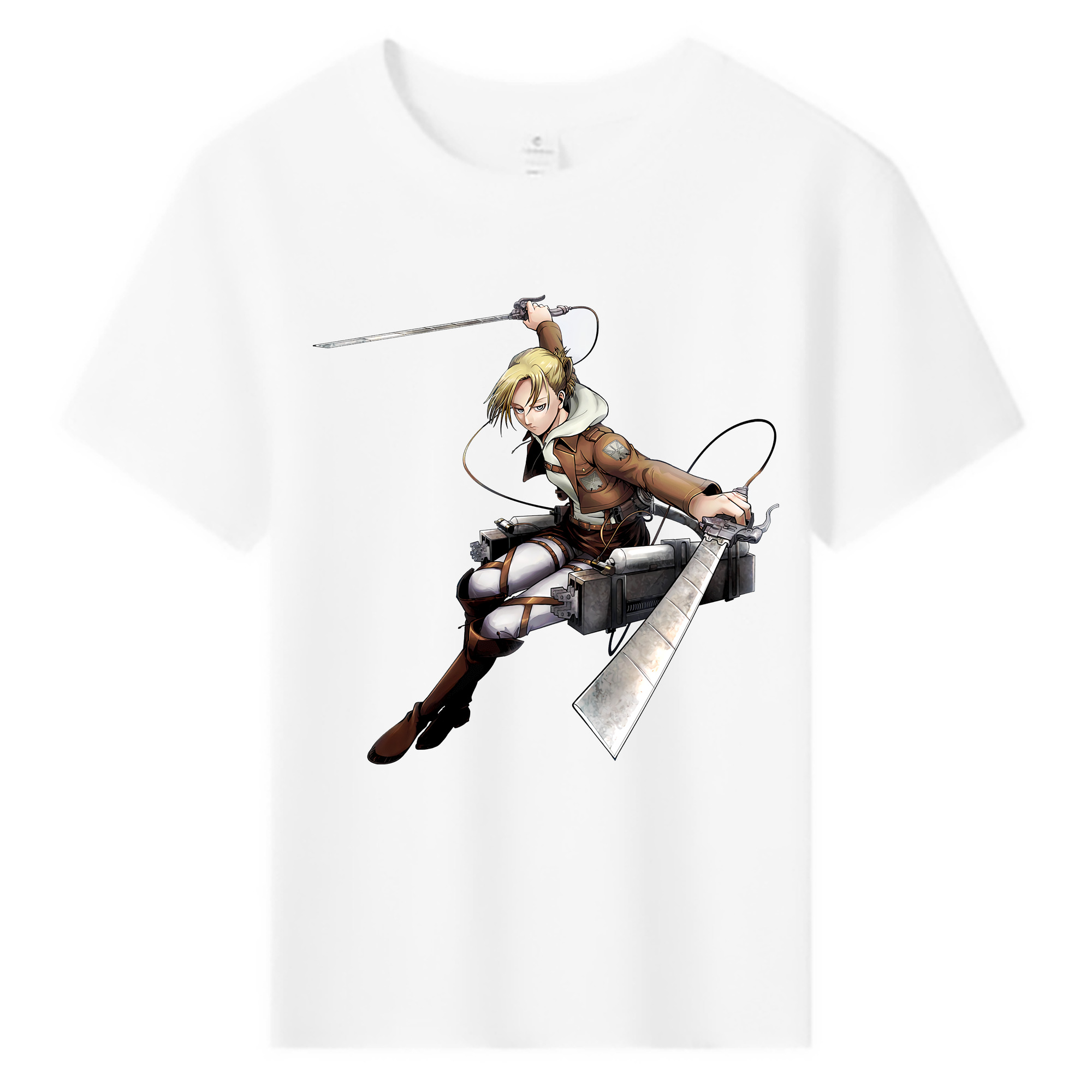 （画像用） 進撃の巨人 アニ・レオンハート Attack on Titan Annie Leonhart 綿100％キッズTシャツ（フロントプリント）