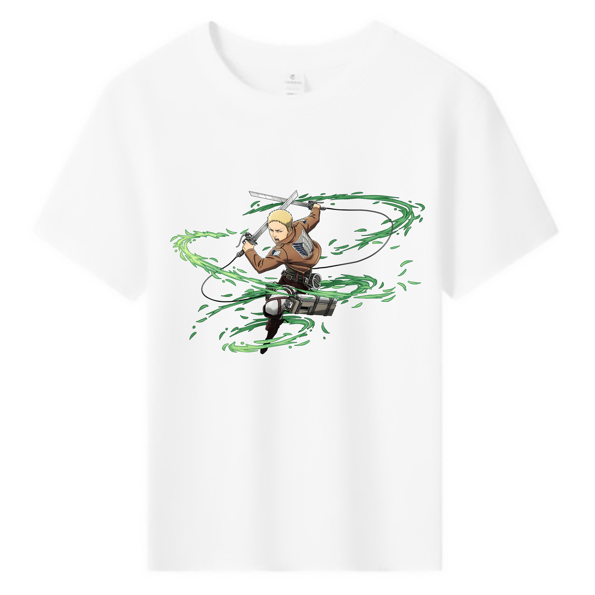 （画像用） 進撃の巨人 ライナー・ブラウン Attack on Titan Reiner Braun 綿100％キッズTシャツ（フロントプリント）