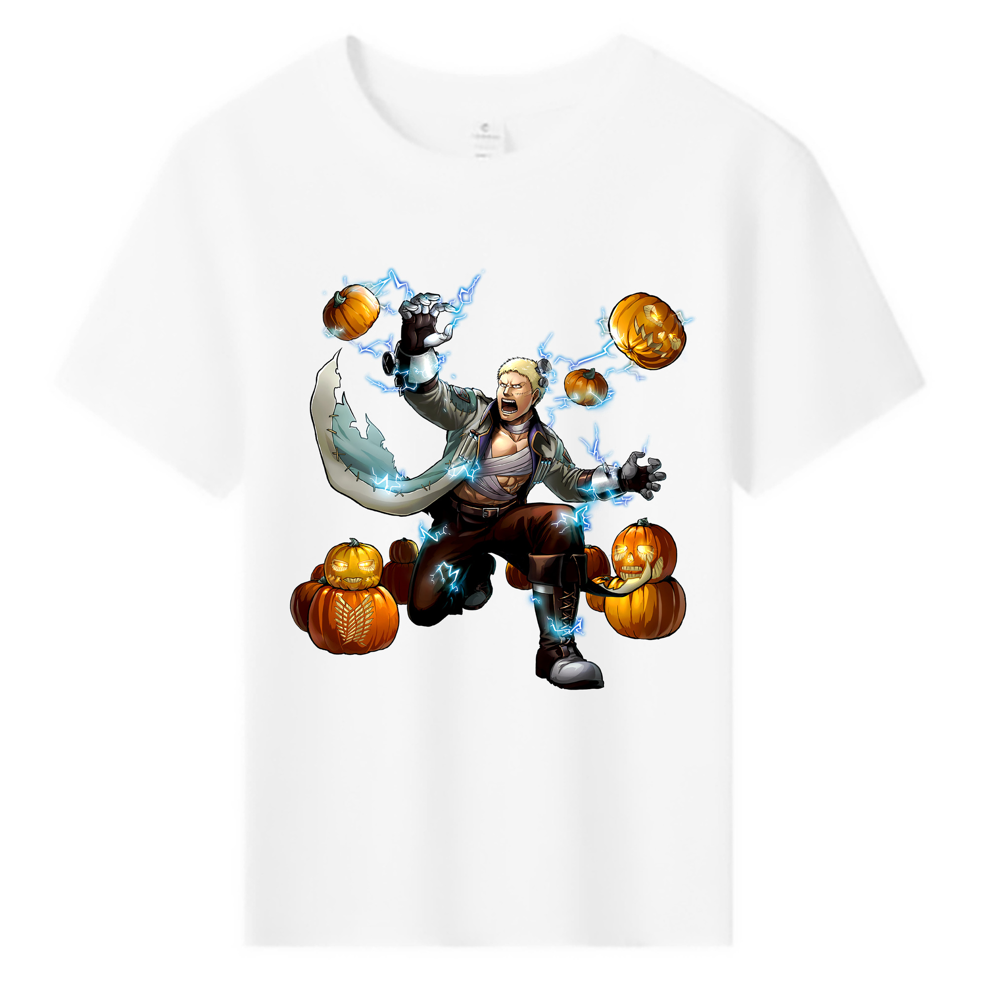 （画像用） 進撃の巨人 ライナー・ブラウン Attack on Titan Reiner Braun 綿100％キッズTシャツ（フロントプリント）