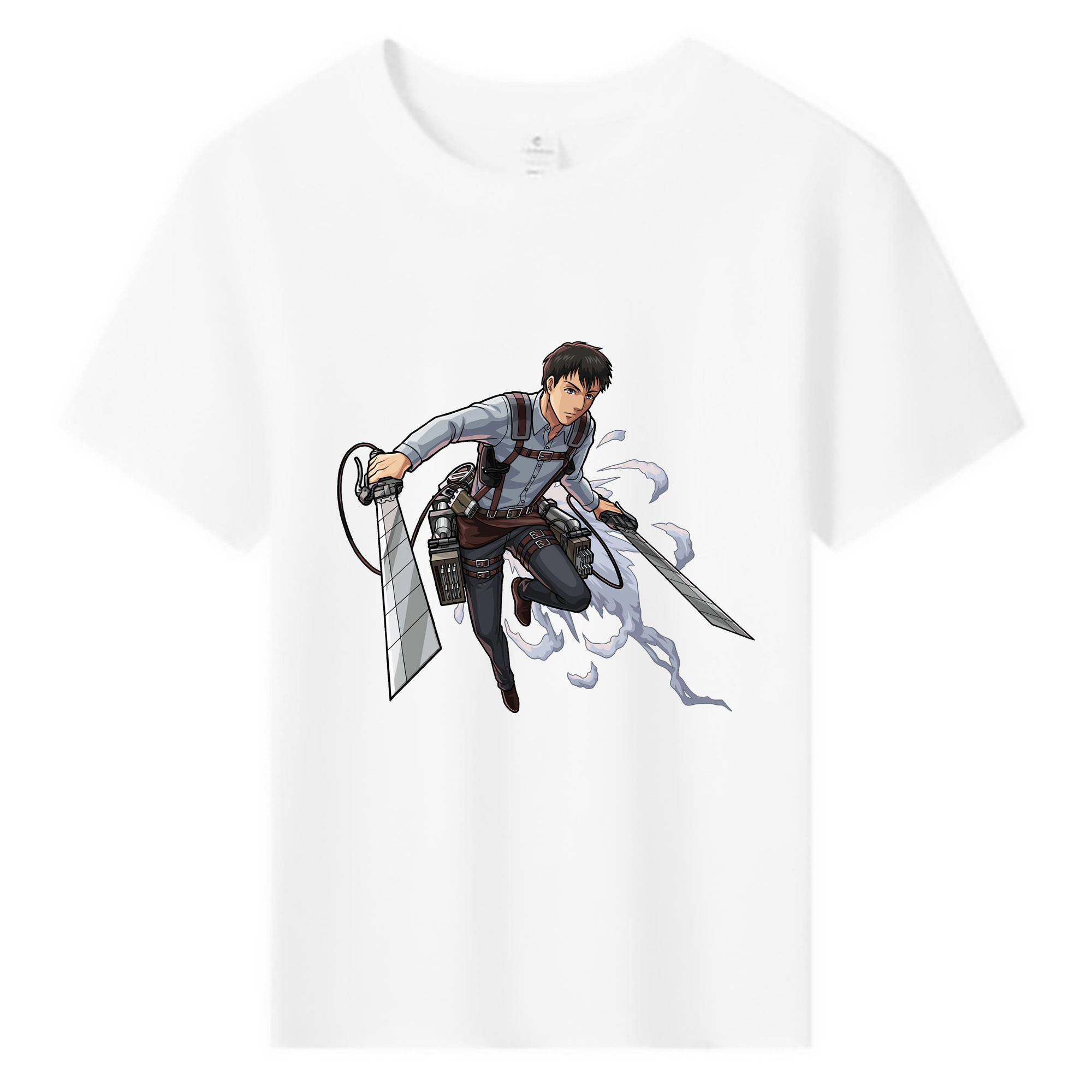 （画像用） 進撃の巨人 ベルトルト・フーバー Attack on Titan Bertholdt Hoover 綿100％キッズTシャツ（フロントプリント）