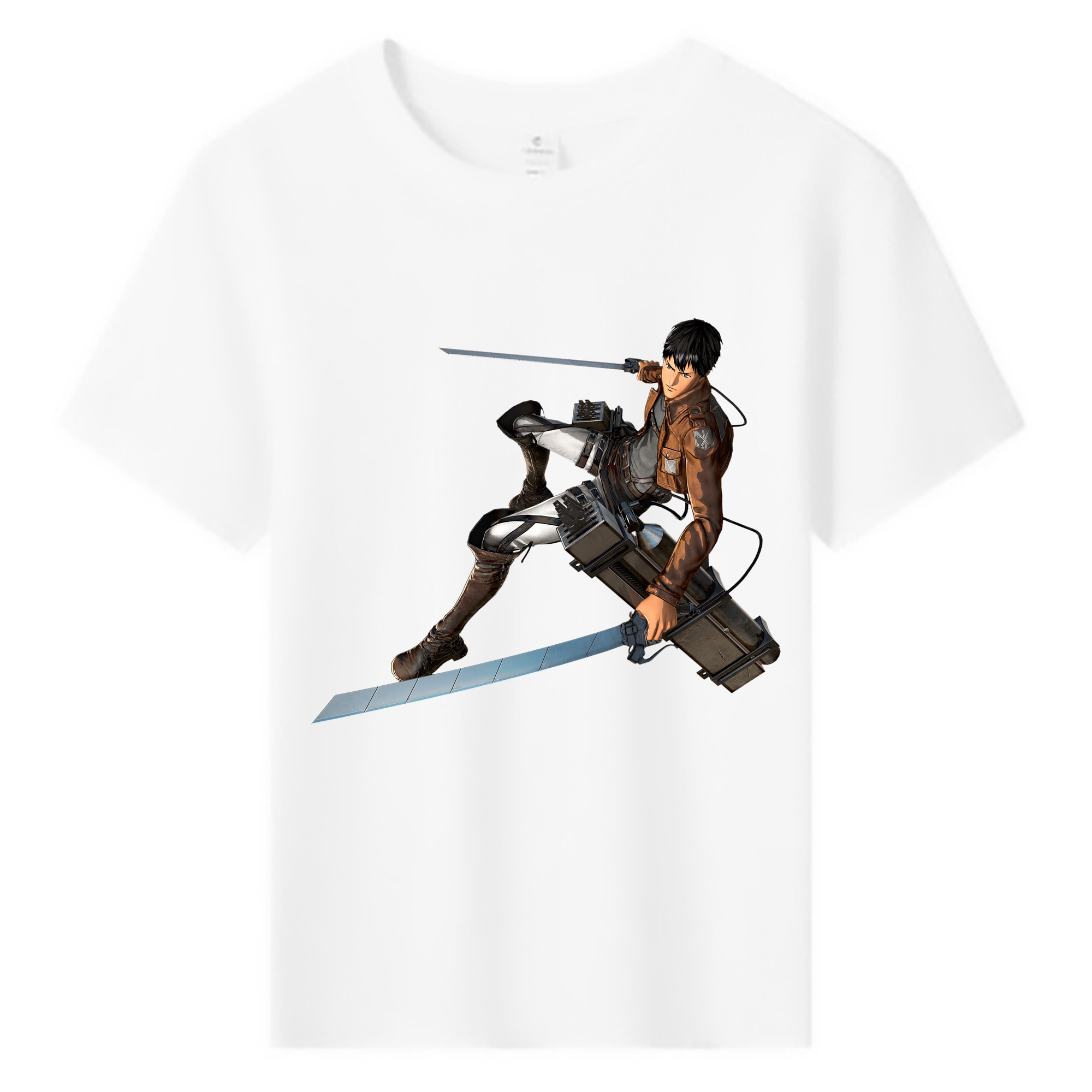 （画像用） 進撃の巨人 ベルトルト・フーバー Attack on Titan Bertholdt Hoover 綿100％キッズTシャツ（フロントプリント）