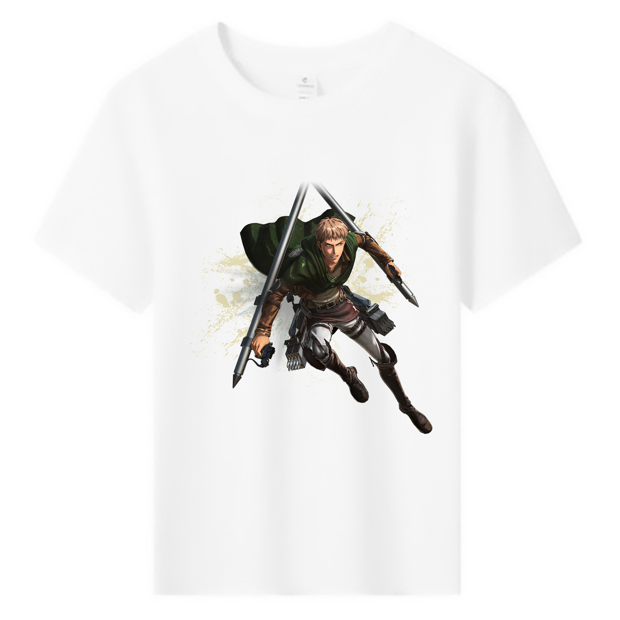 （画像用） 進撃の巨人 ジャン・キルシュタイン Attack on Titan Jean Kirstein 綿100％キッズTシャツ（フロントプリント）