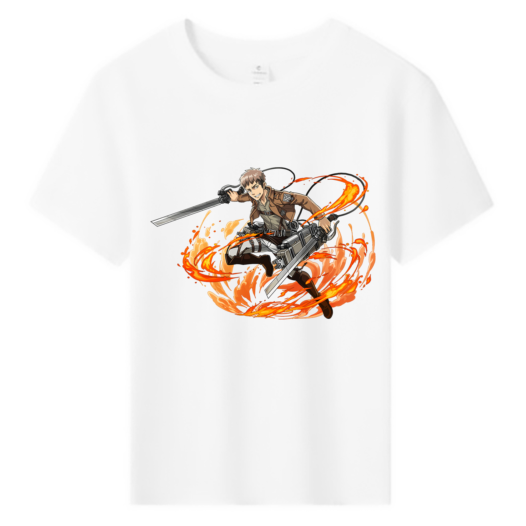 （画像用） 進撃の巨人 ジャン・キルシュタイン Attack on Titan Jean Kirstein 綿100％キッズTシャツ（フロントプリント）