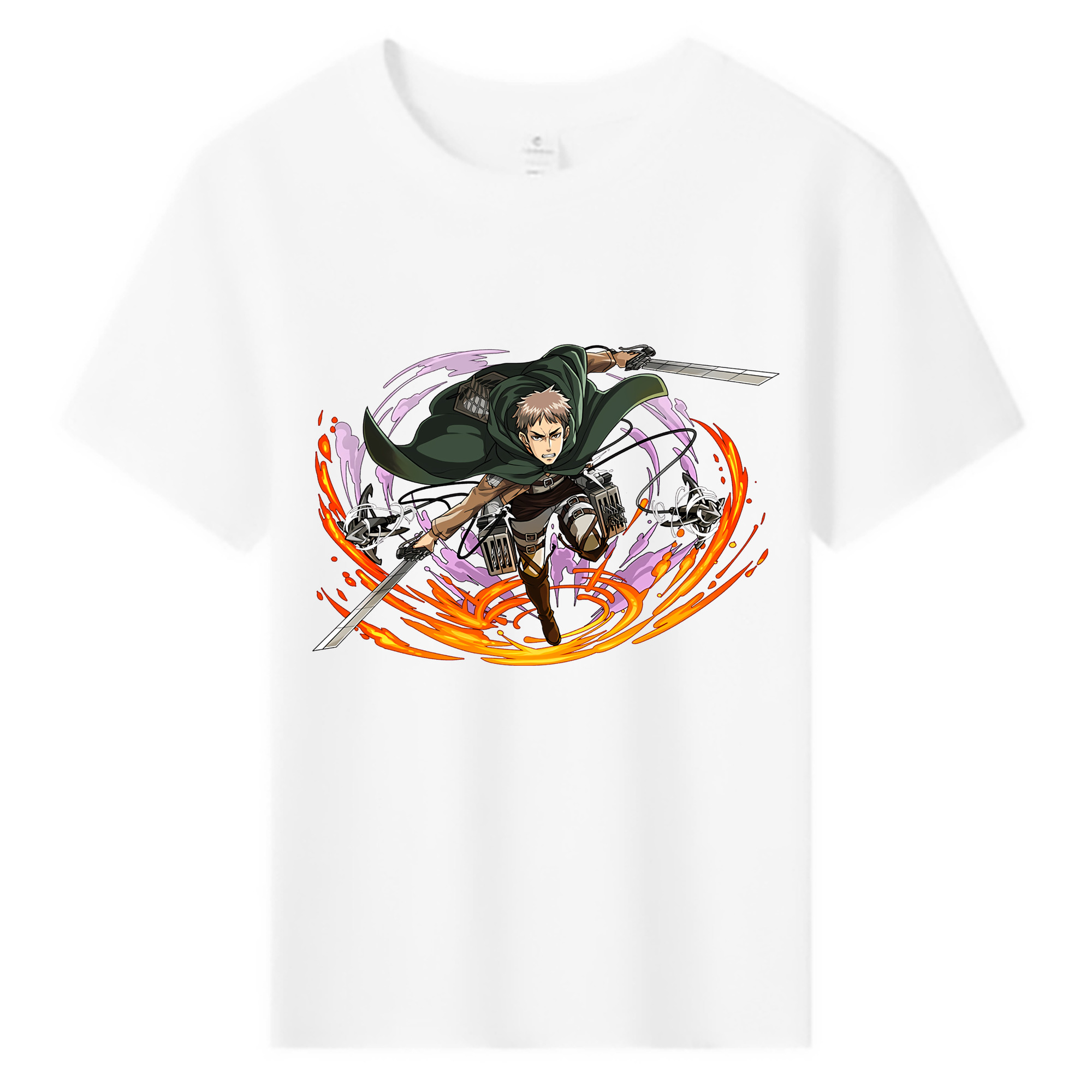 （画像用） 進撃の巨人 ジャン・キルシュタイン Attack on Titan Jean Kirstein 綿100％キッズTシャツ（フロントプリント）