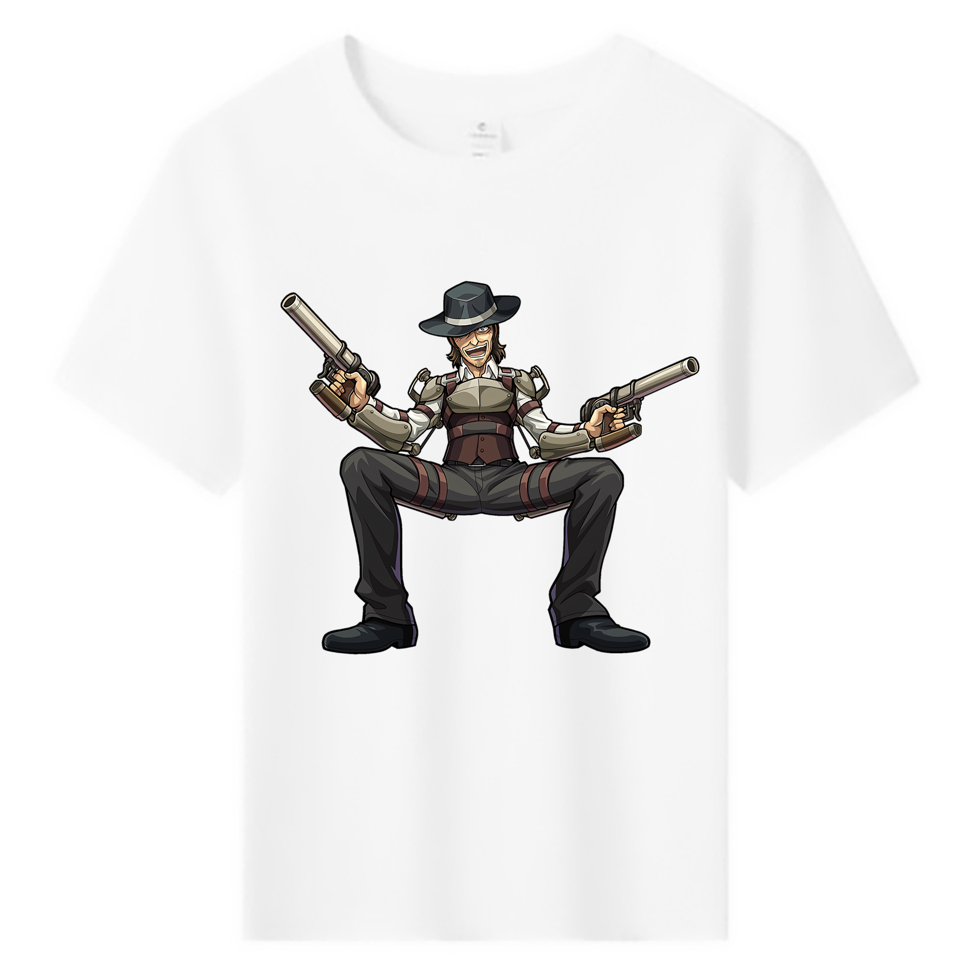 （画像用） 進撃の巨人 ケニー·アッカーマン Attack on Titan Kenny Ackerman 綿100％キッズTシャツ（フロントプリント）