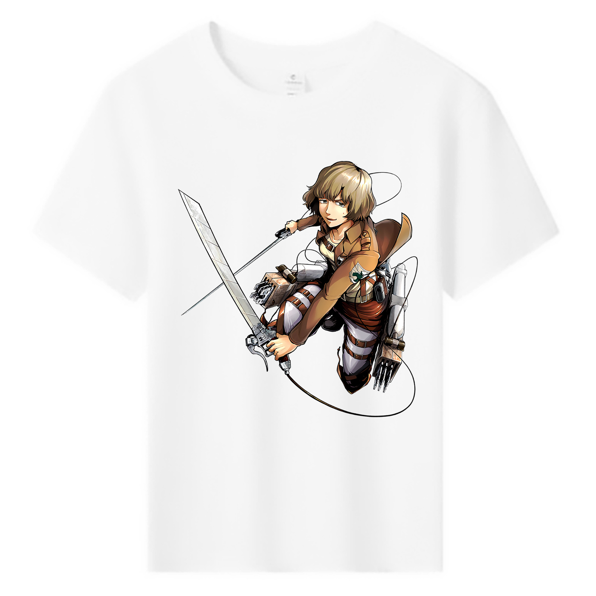 （画像用） 進撃の巨人 ヒツチ Attack on Titan Hitch 綿100％キッズTシャツ（フロントプリント）