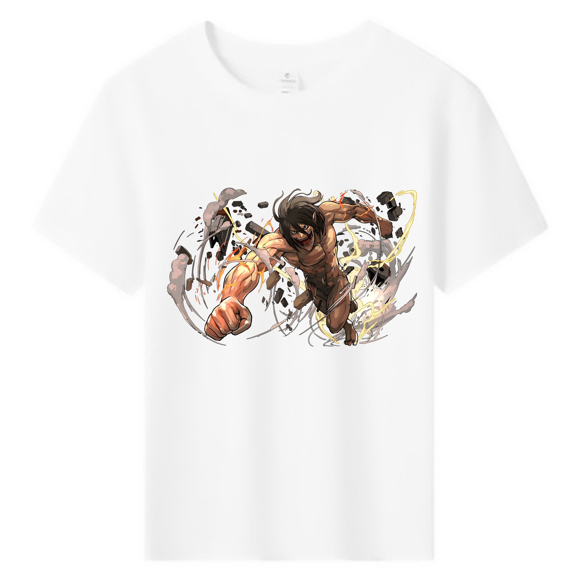 （画像用） 進撃の巨人 Attack on Titan 綿100％キッズTシャツ（フロントプリント）