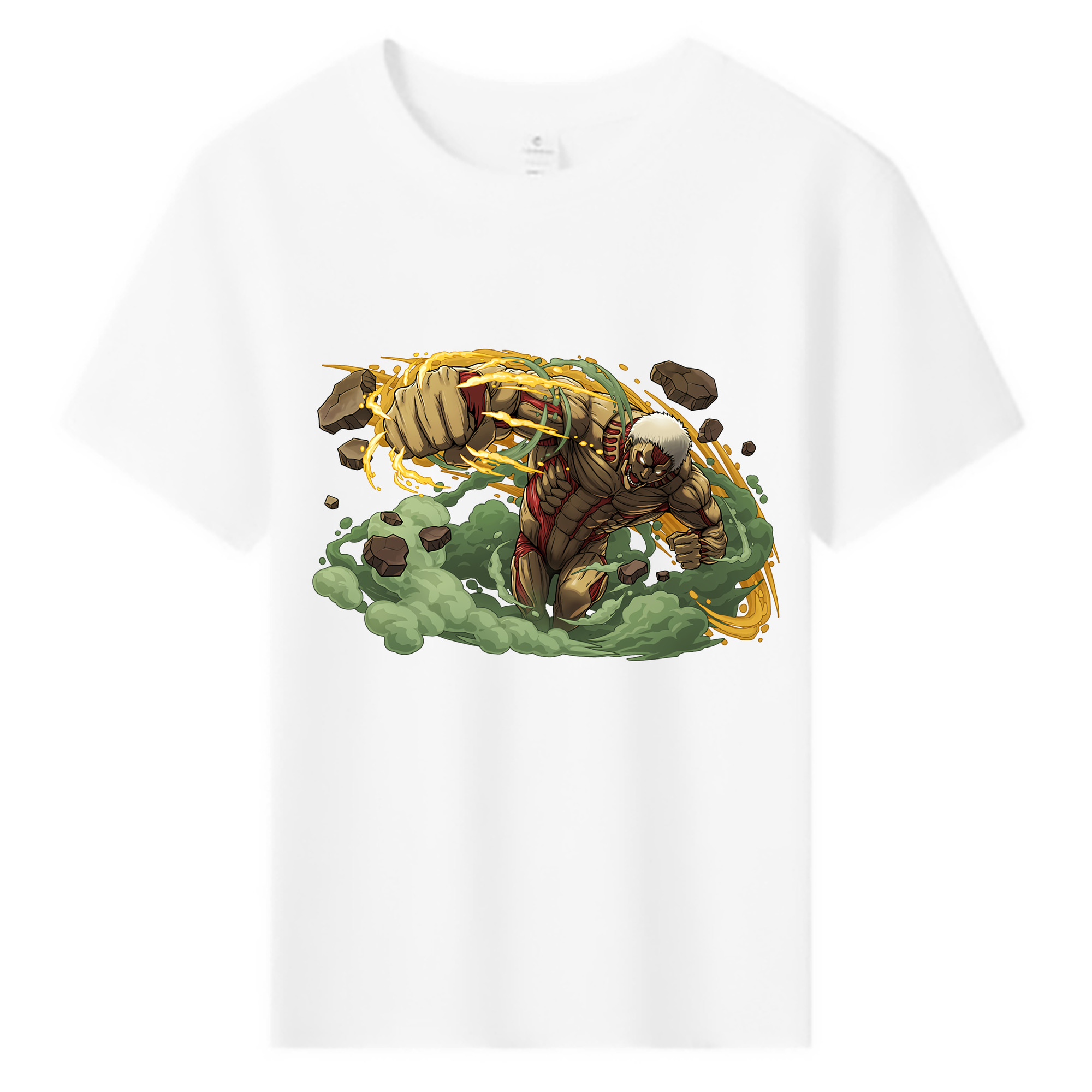 （画像用） 進撃の巨人 Attack on Titan 綿100％キッズTシャツ（フロントプリント）