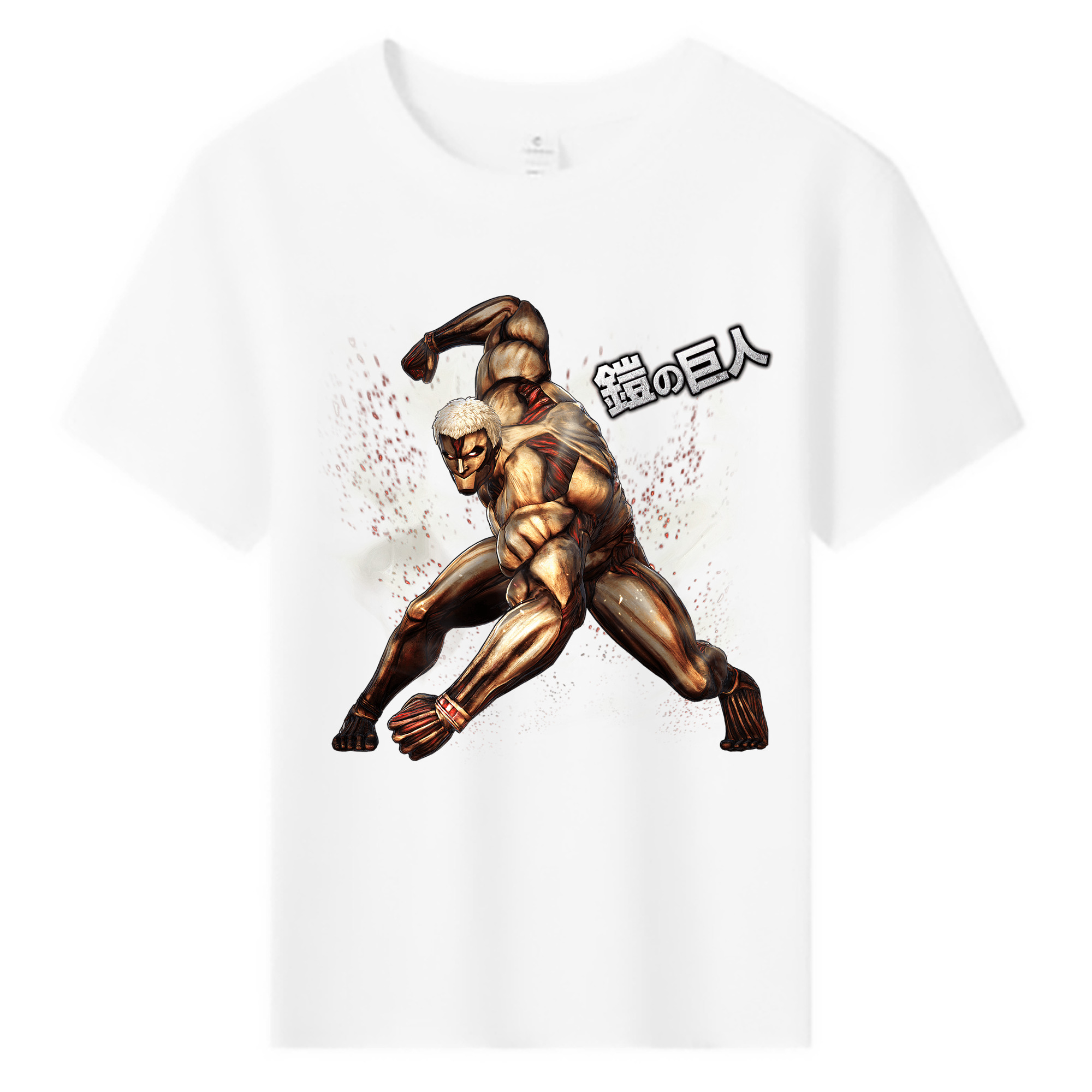 （画像用） 進撃の巨人 Attack on Titan 綿100％キッズTシャツ（フロントプリント）