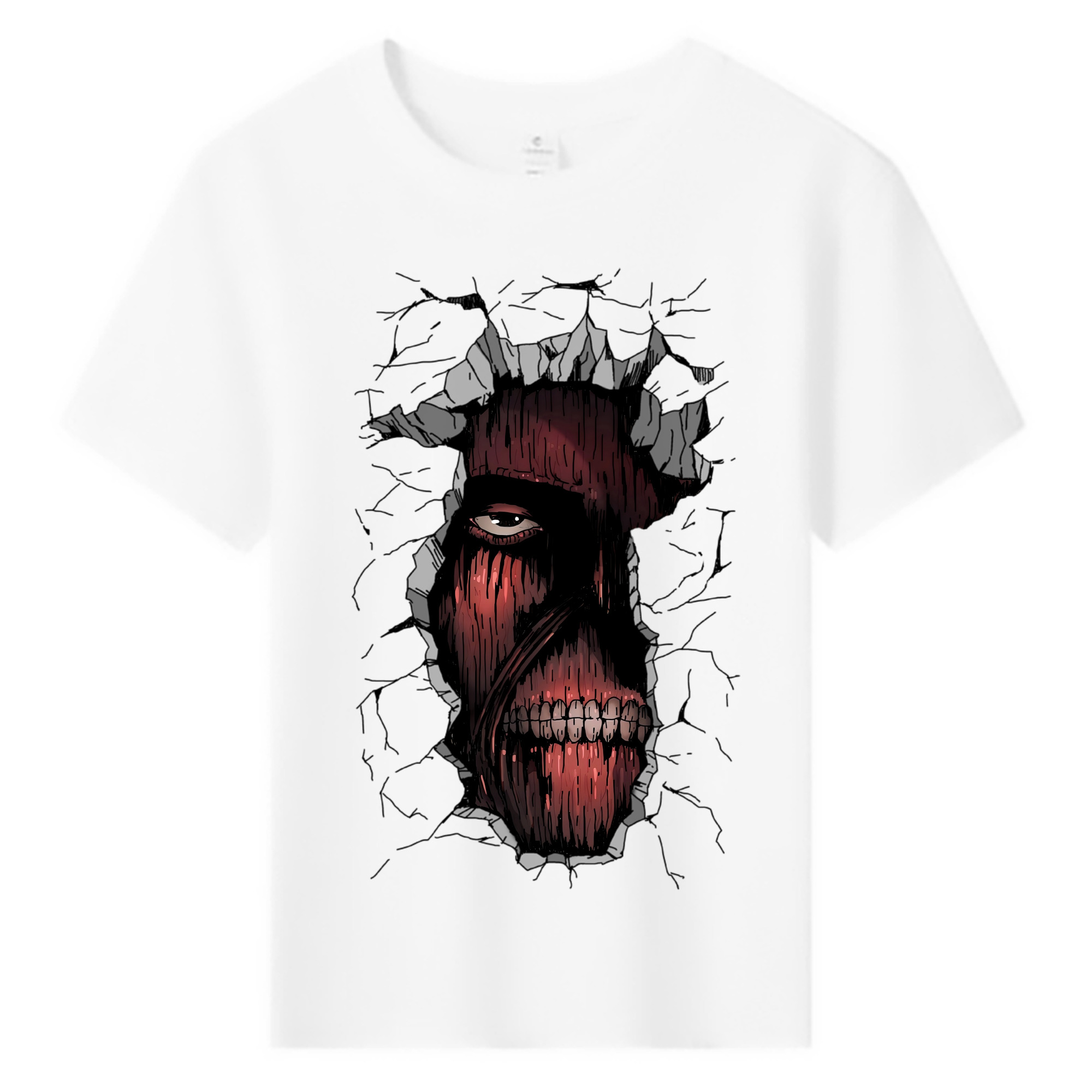 （画像用） 進撃の巨人 Attack on Titan 綿100％キッズTシャツ（フロントプリント）