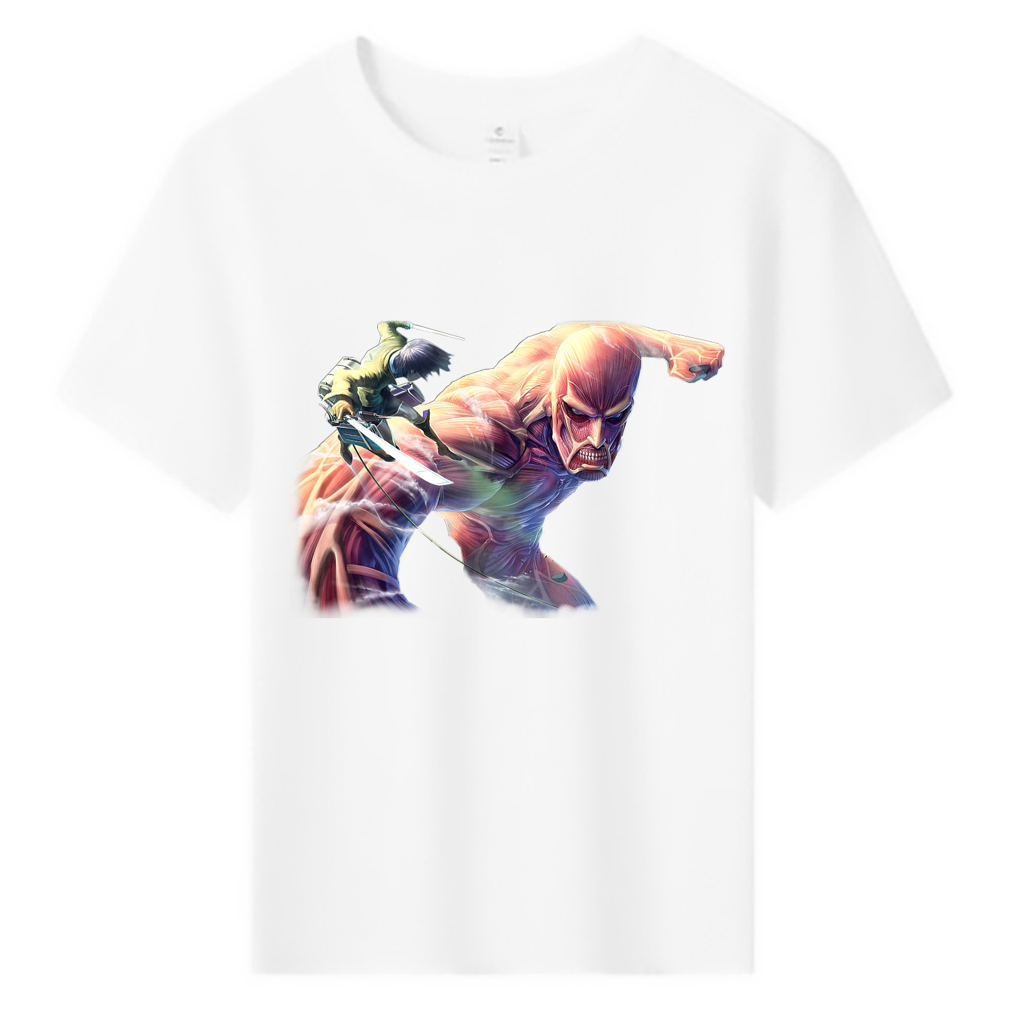 （画像用） 進撃の巨人 Attack on Titan 綿100％キッズTシャツ（フロントプリント）