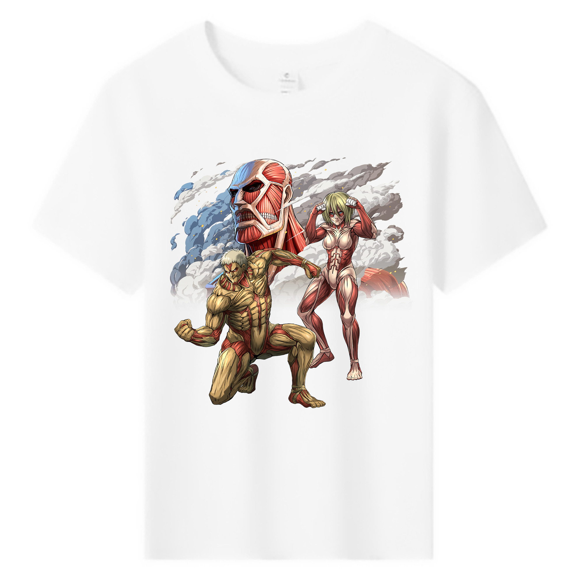 （画像用） 進撃の巨人 Attack on Titan 綿100％キッズTシャツ（フロントプリント）