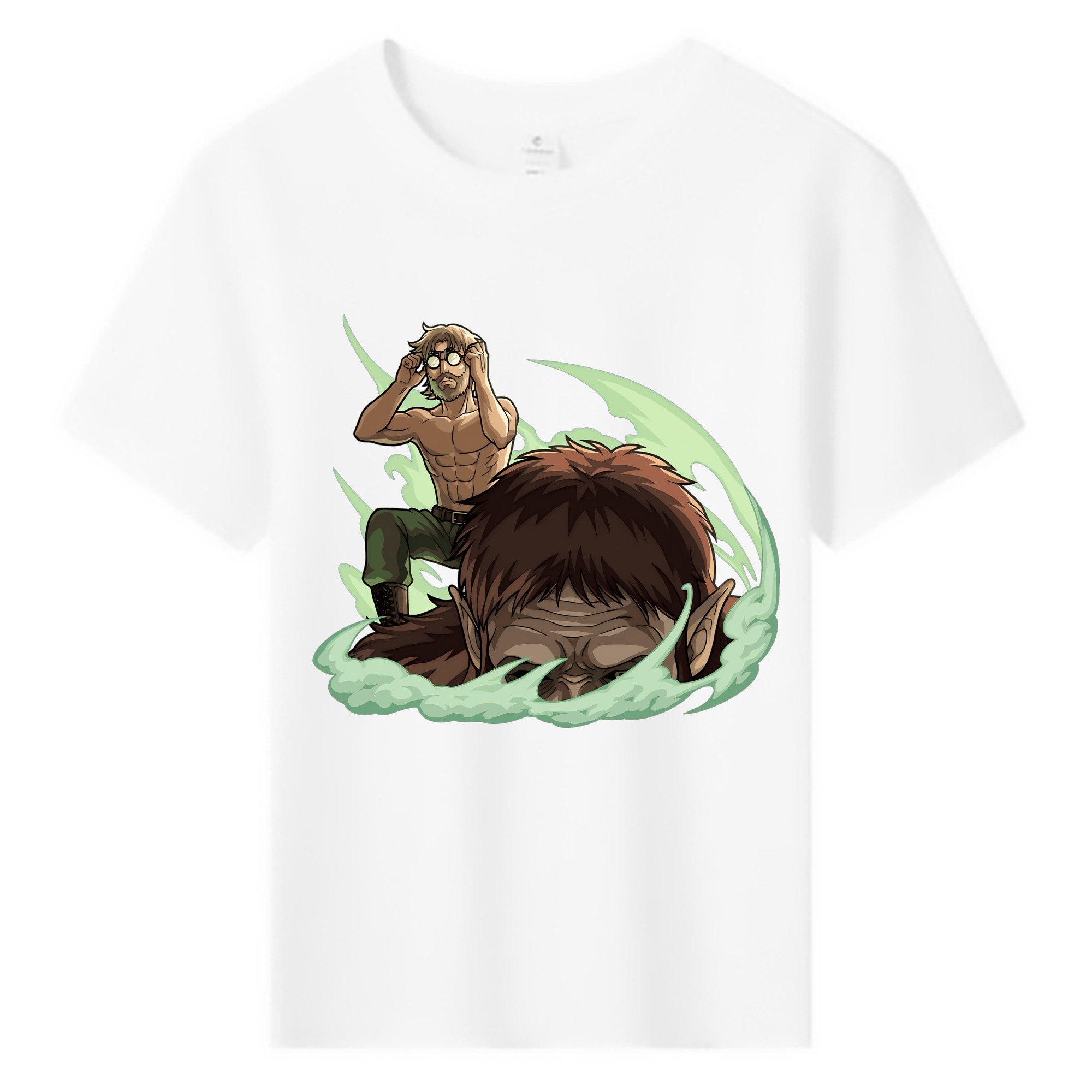（画像用） 進撃の巨人 Attack on Titan 綿100％キッズTシャツ（フロントプリント）