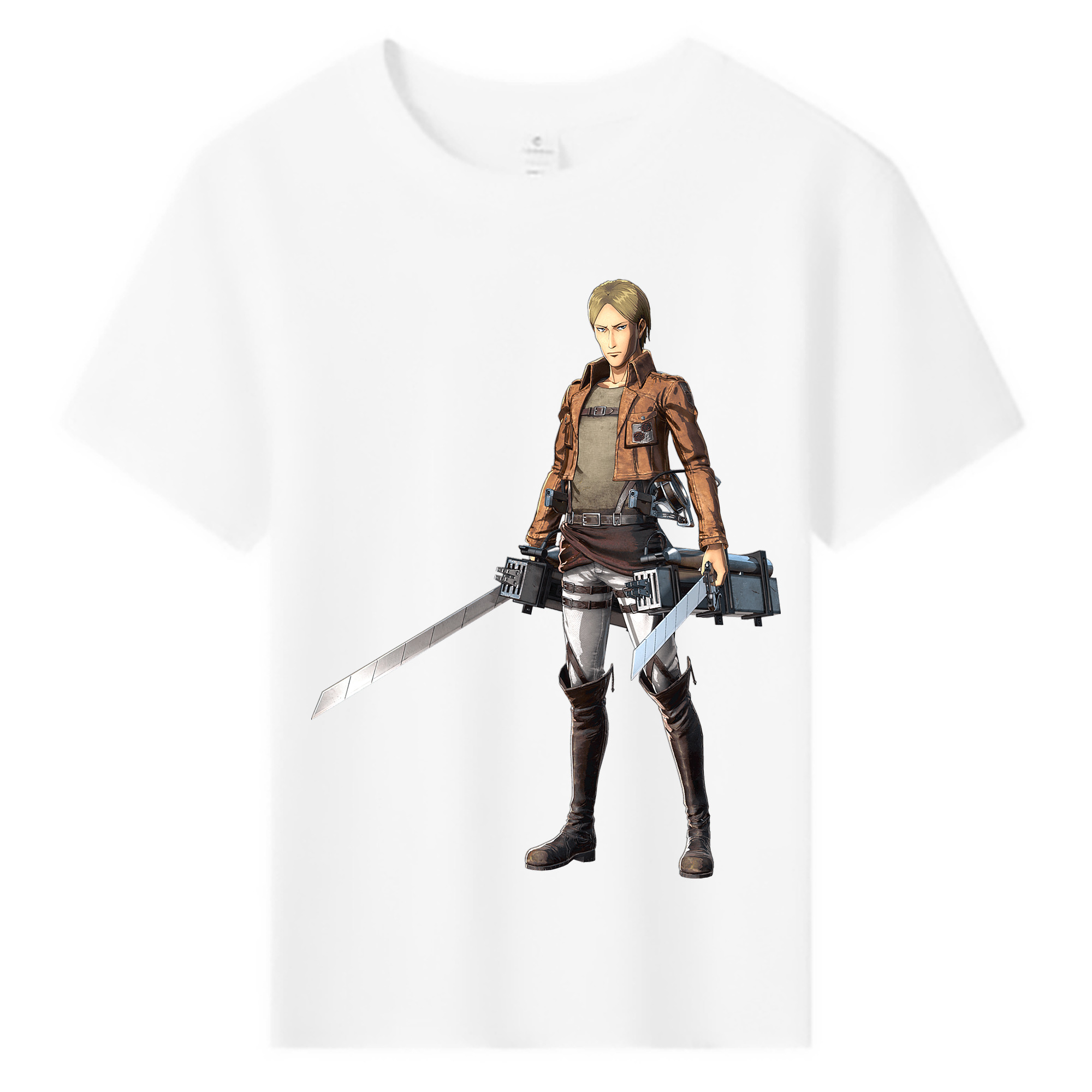 （画像用） 進撃の巨人 Attack on Titan 綿100％キッズTシャツ（フロントプリント）